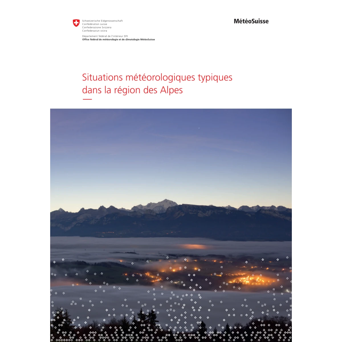 Situations météo. typiq. dans des Alpes