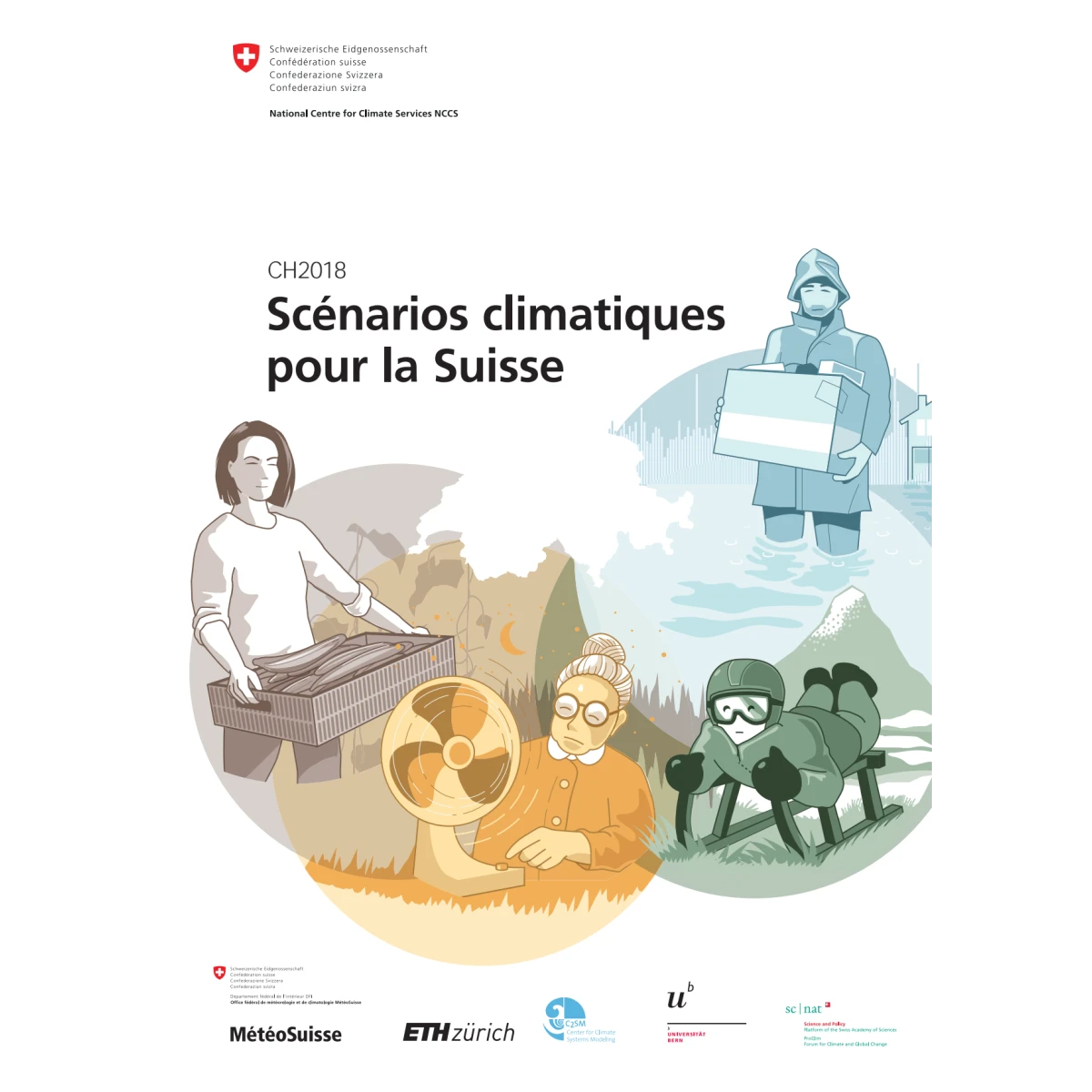 CH2018 Scénarios climatiques Suisse