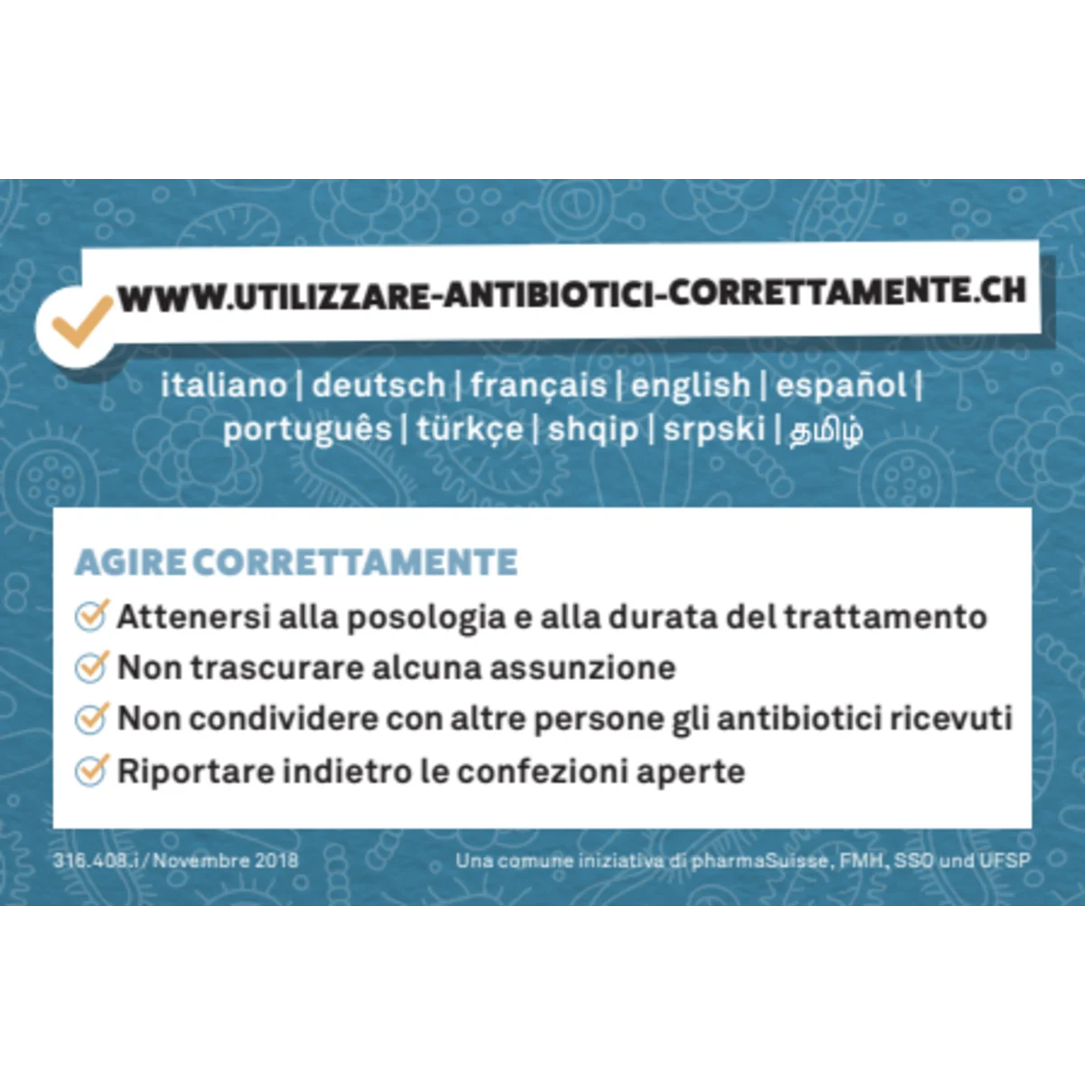 Antibiotici Post it pazienti