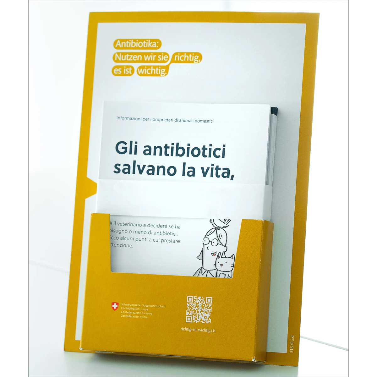 Présentoir Antibiotiques : Animal