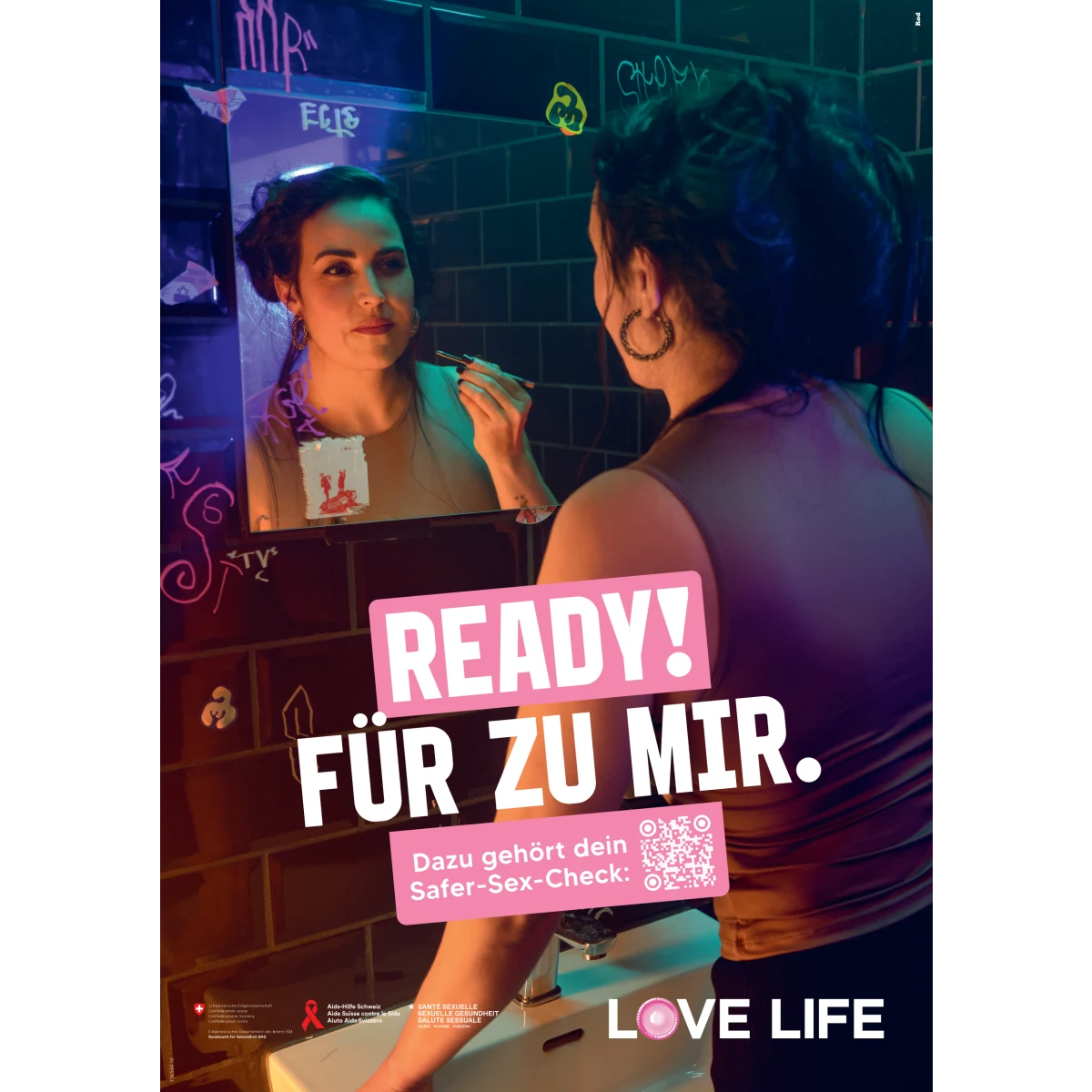 Plakat A3 Love Life - Club