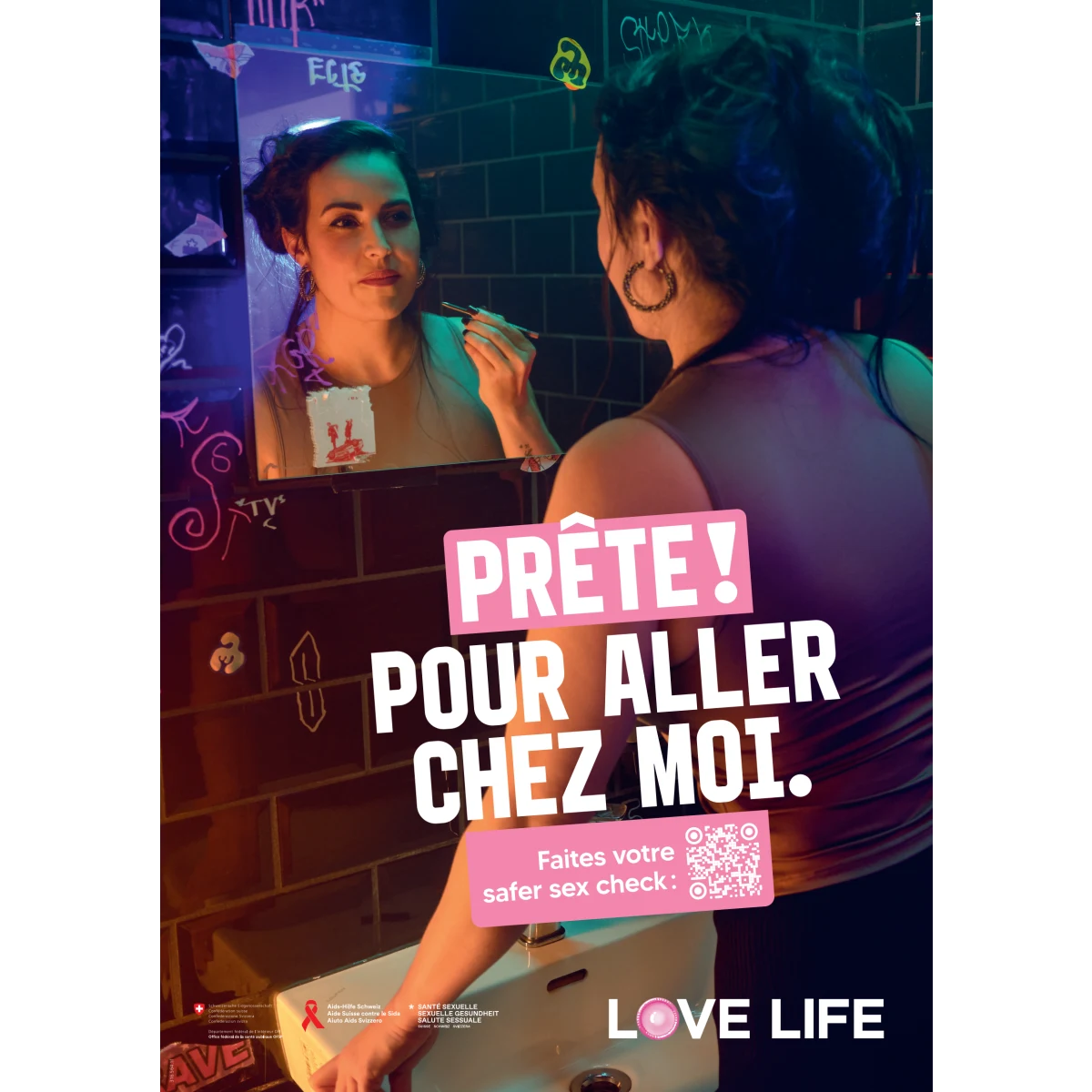 Affiche A3 Love Life - Club