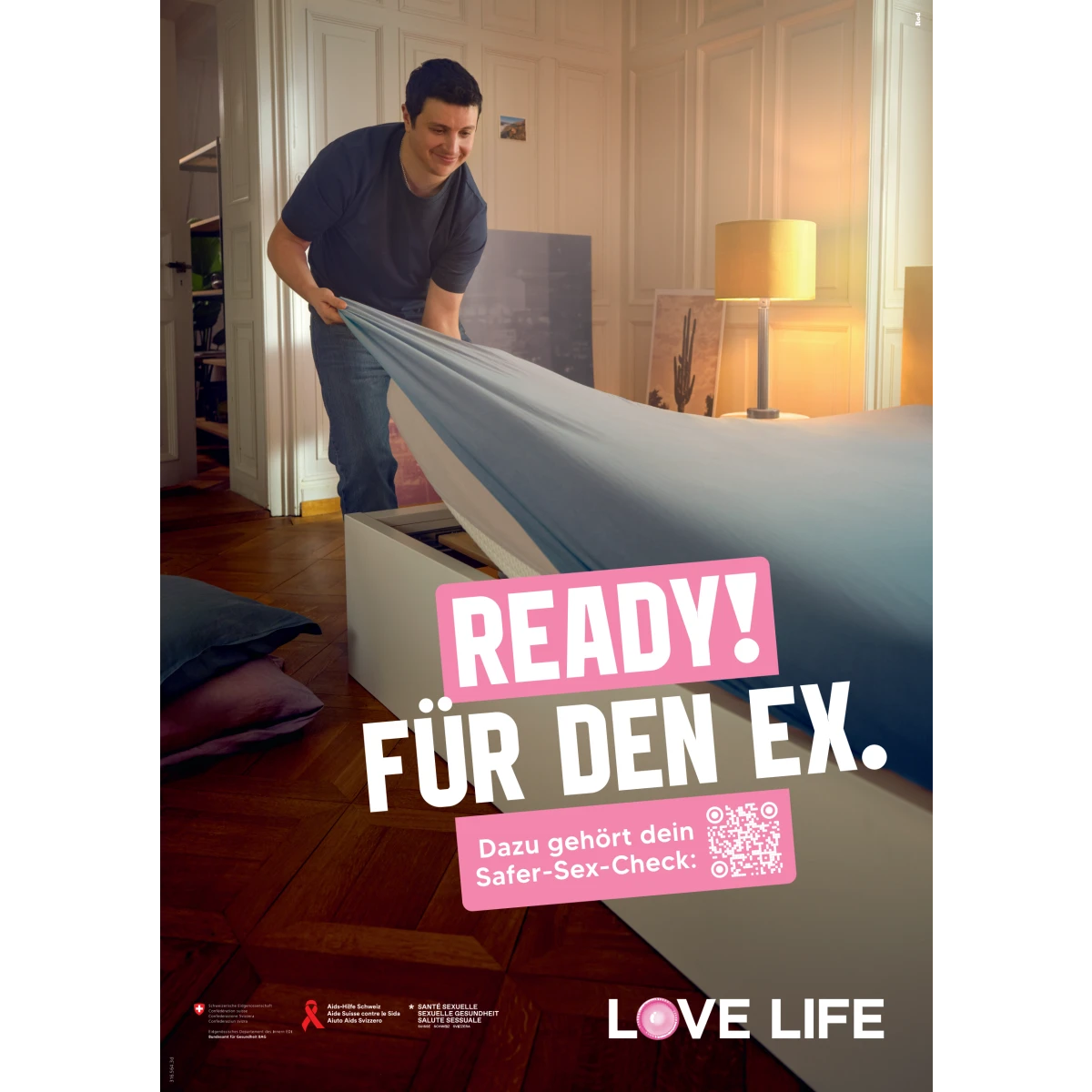 Plakat A3 Love Life - Bett