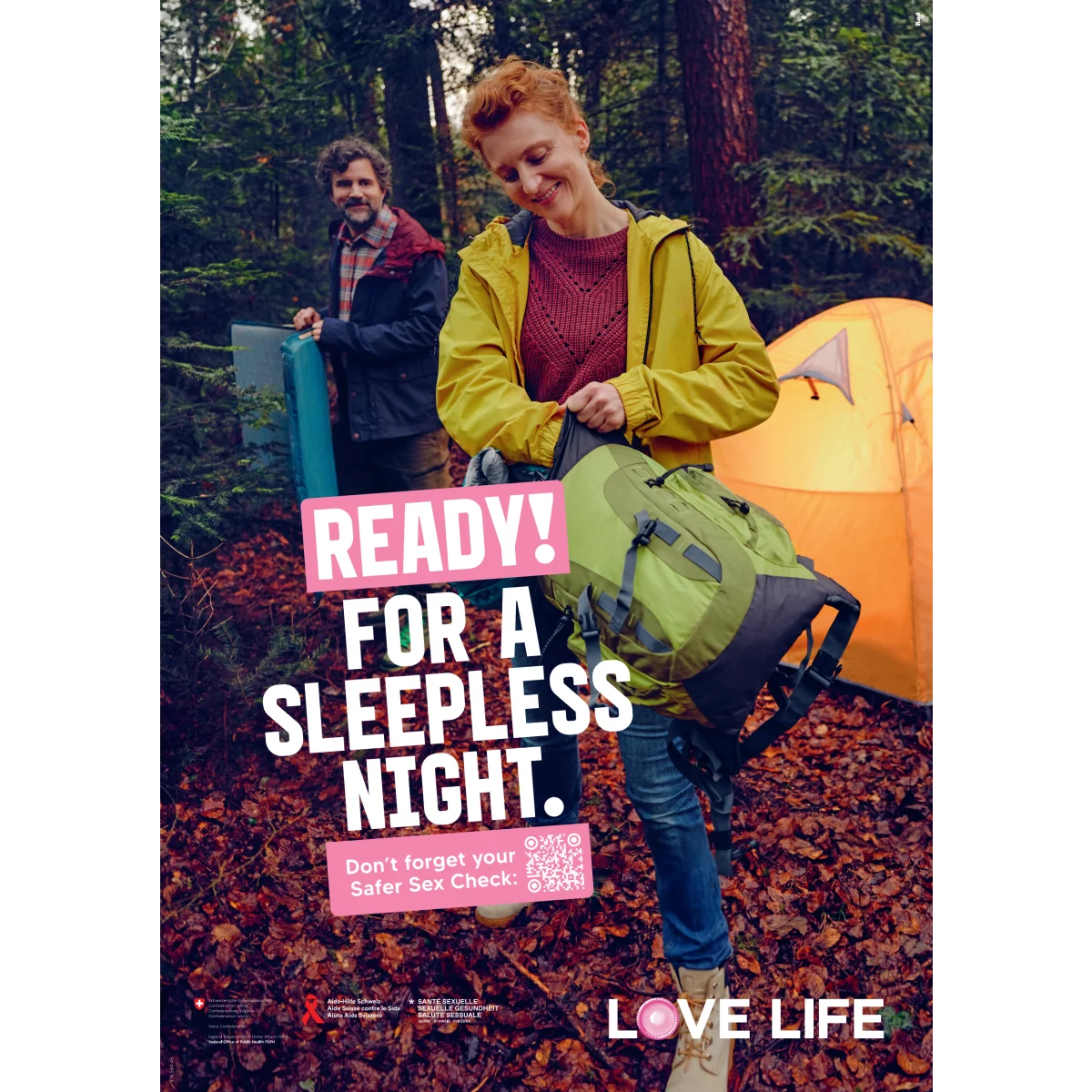 Poster A3 Love Life - Camping