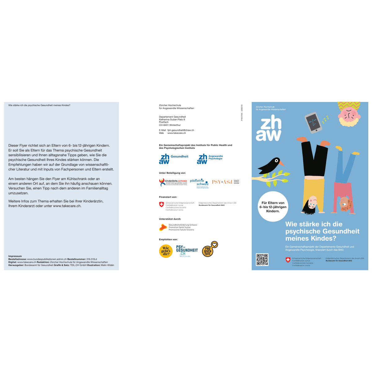 Flyer «Take Care» Kind