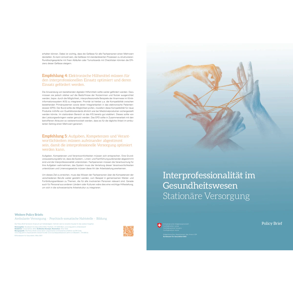 Policy Brief - Stationäre Versorgung