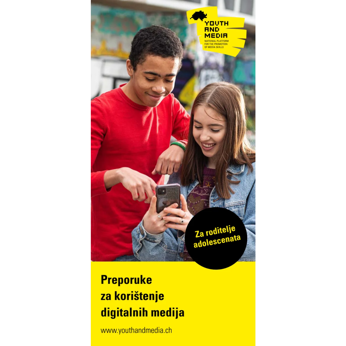 Flyer J+M, 12 bis 18 Jahre, Bosnisch