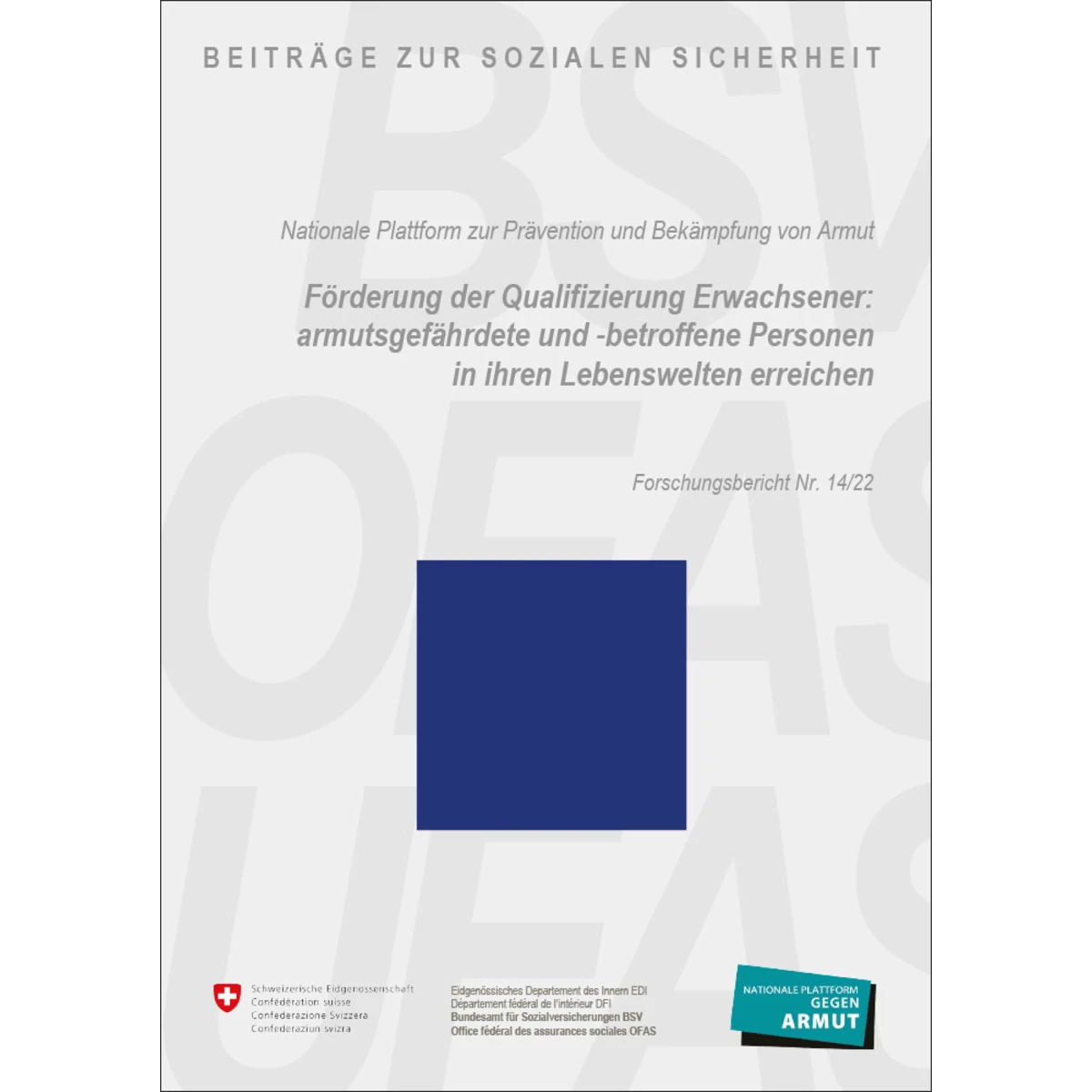 Armutsbetroffene Erwachsene, 14/22