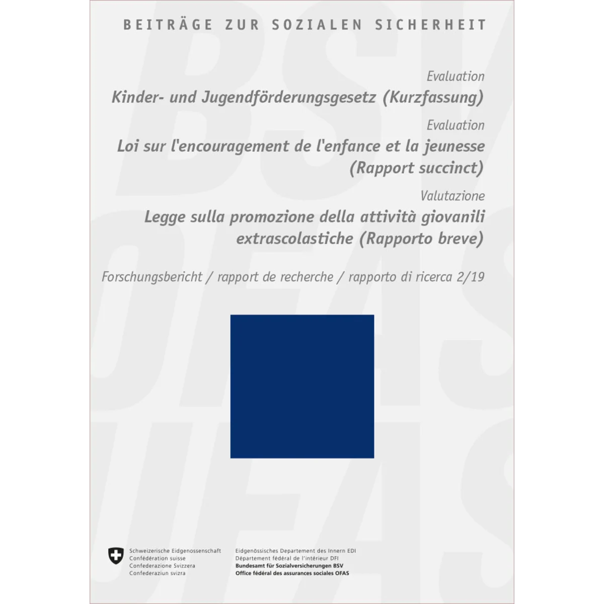 Evaluation (KJFG) Kurzfassung 2/19