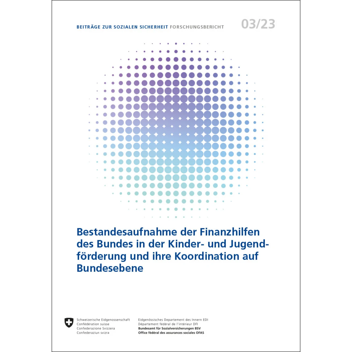 Finanzhilfen Kinder- +Jugendförd., 3/23