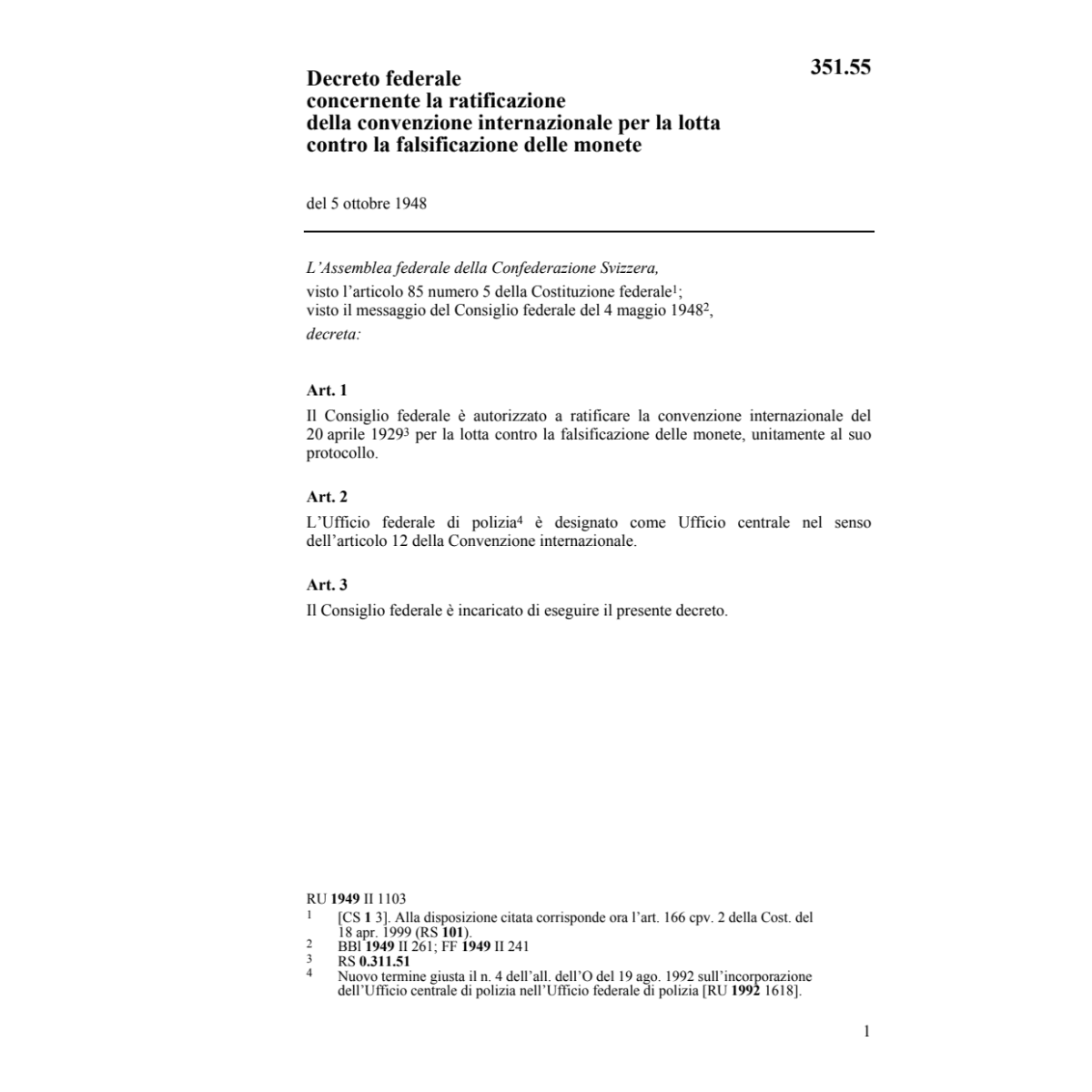 DF lotta contro falsificazione monete