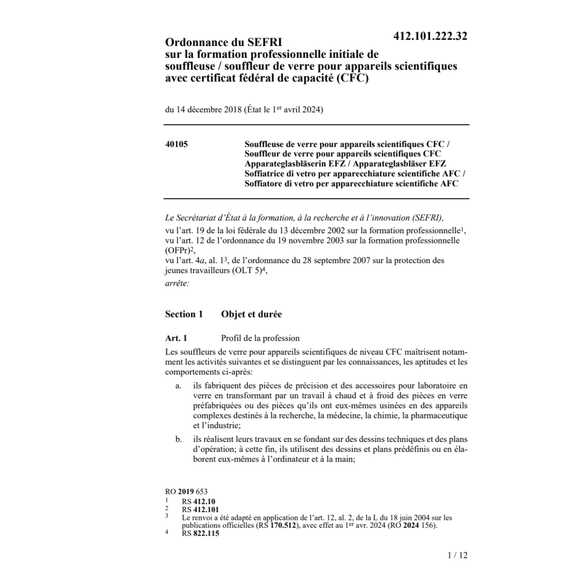O 14.12.18 form. prof. souffleuse