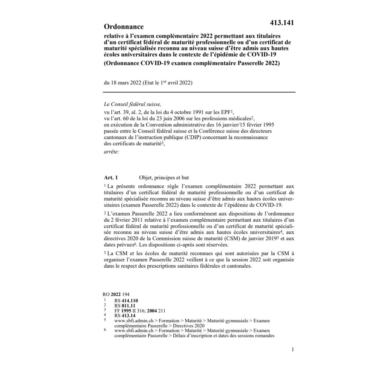 O 12.3.21 examen complémentaire 2021