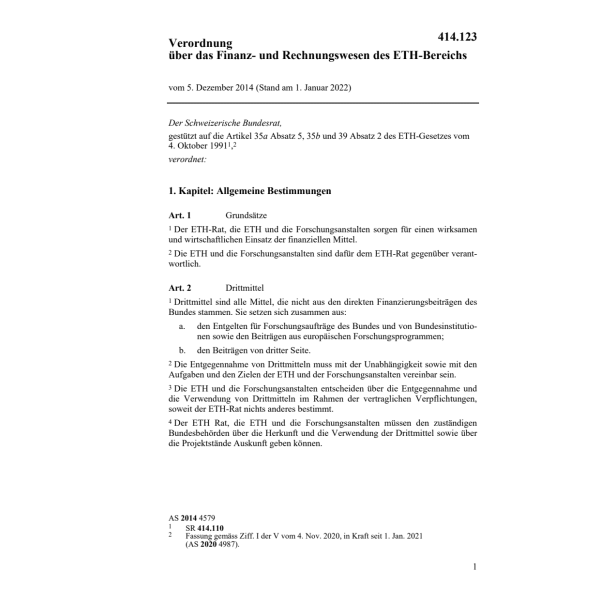 V ETH-Rates Rechnungswesens