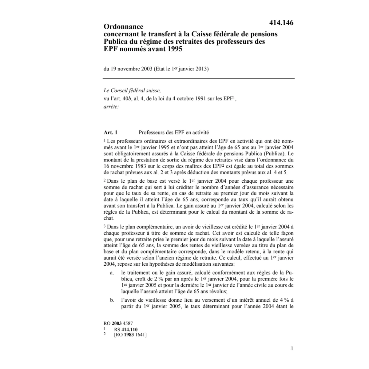 O transfert pensions Publica professeurs