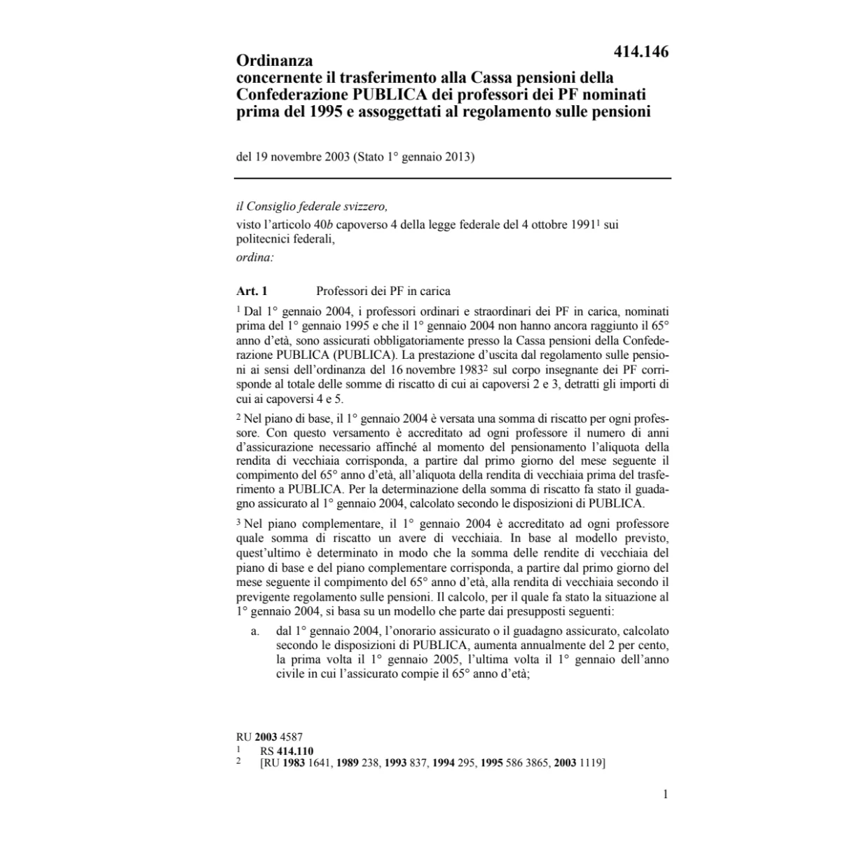 O trasferimento pensioni professori