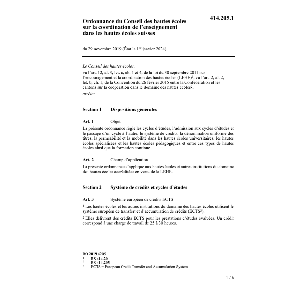 Directives de Bologne HEU