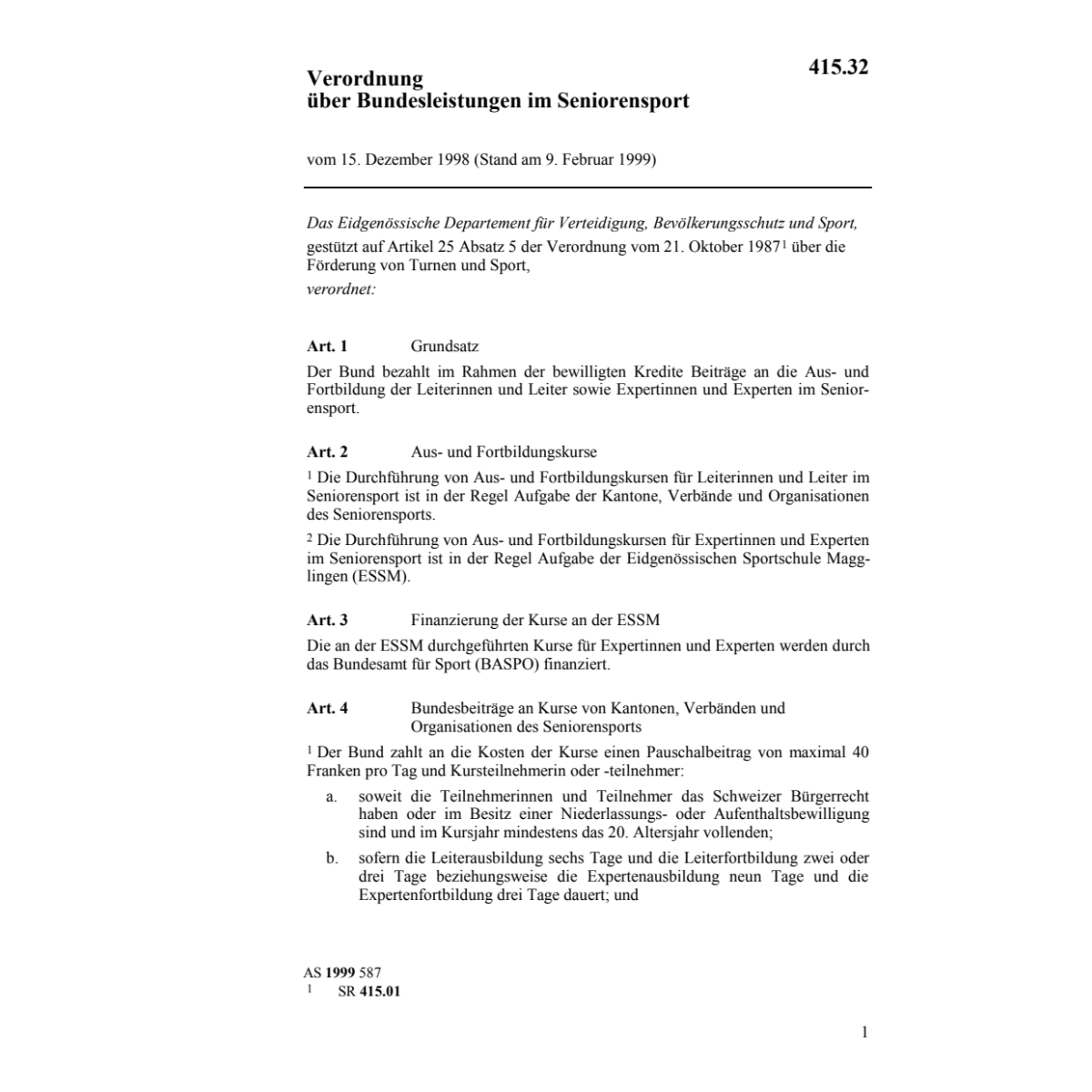 VO Direktzahlungen an Landwirtschaft DV