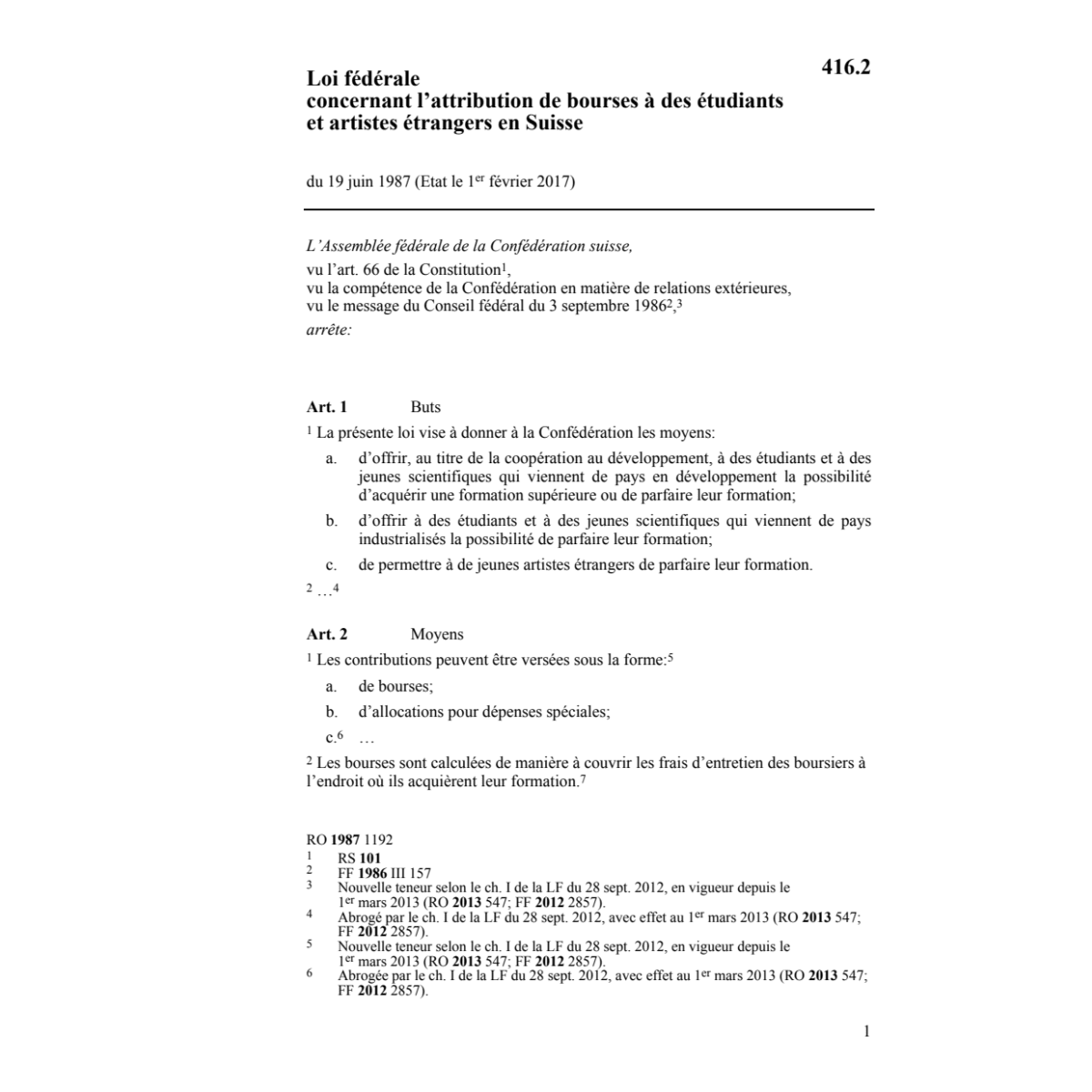 LF bourses étudiants étrangers