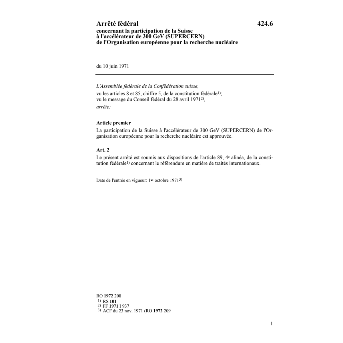 AF Supercern