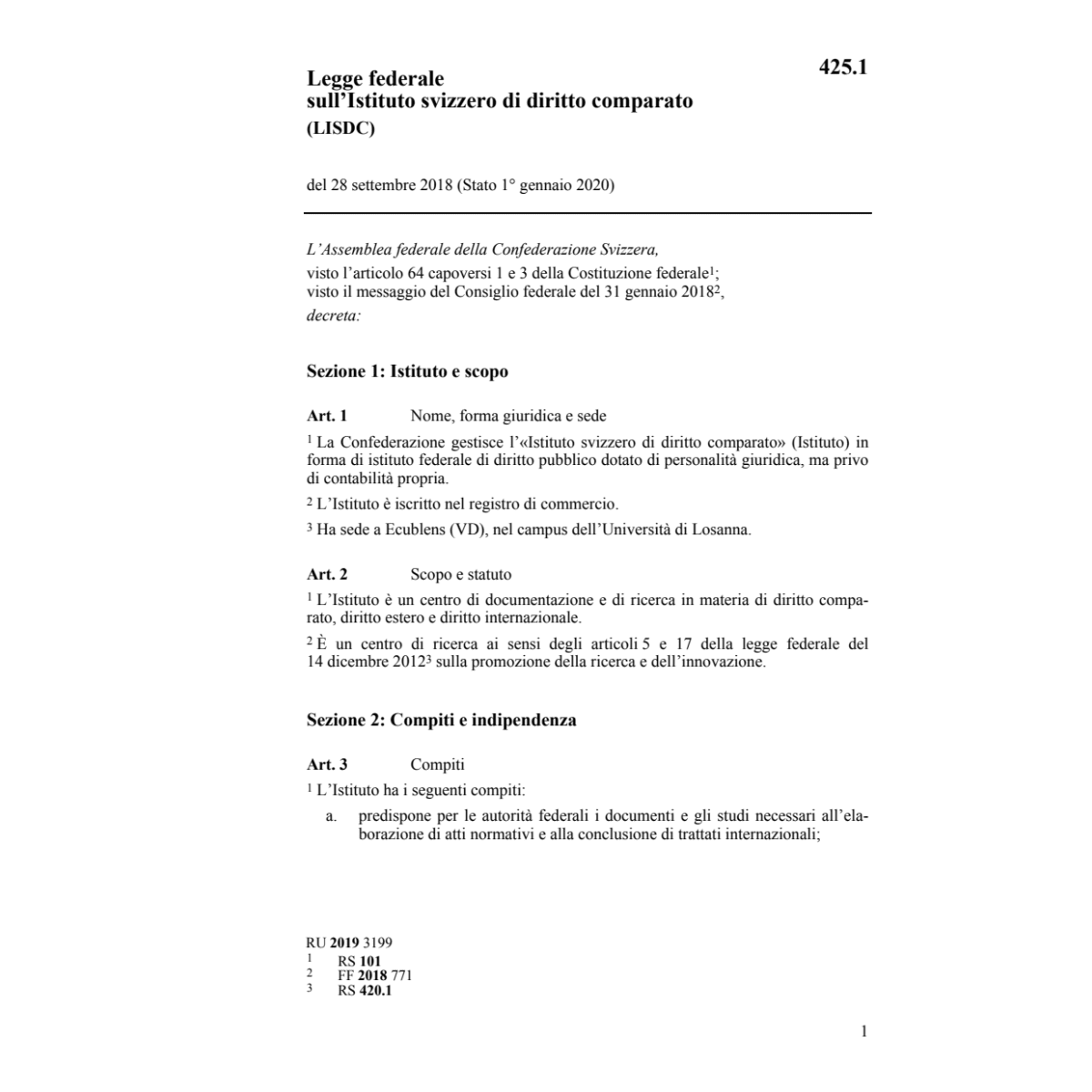 LF Istituto di diritto comparato