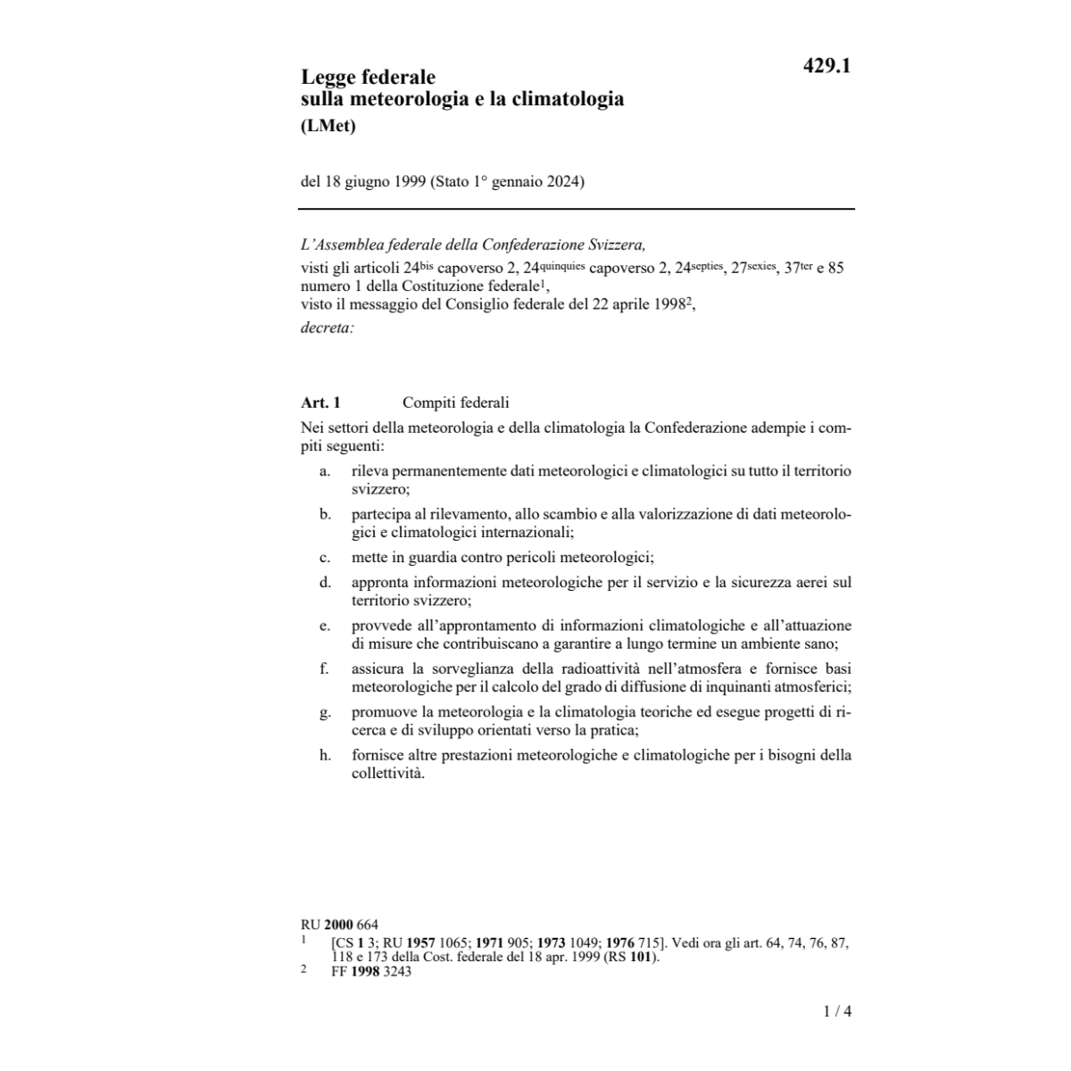 LF meteorologia e climatologia LMet