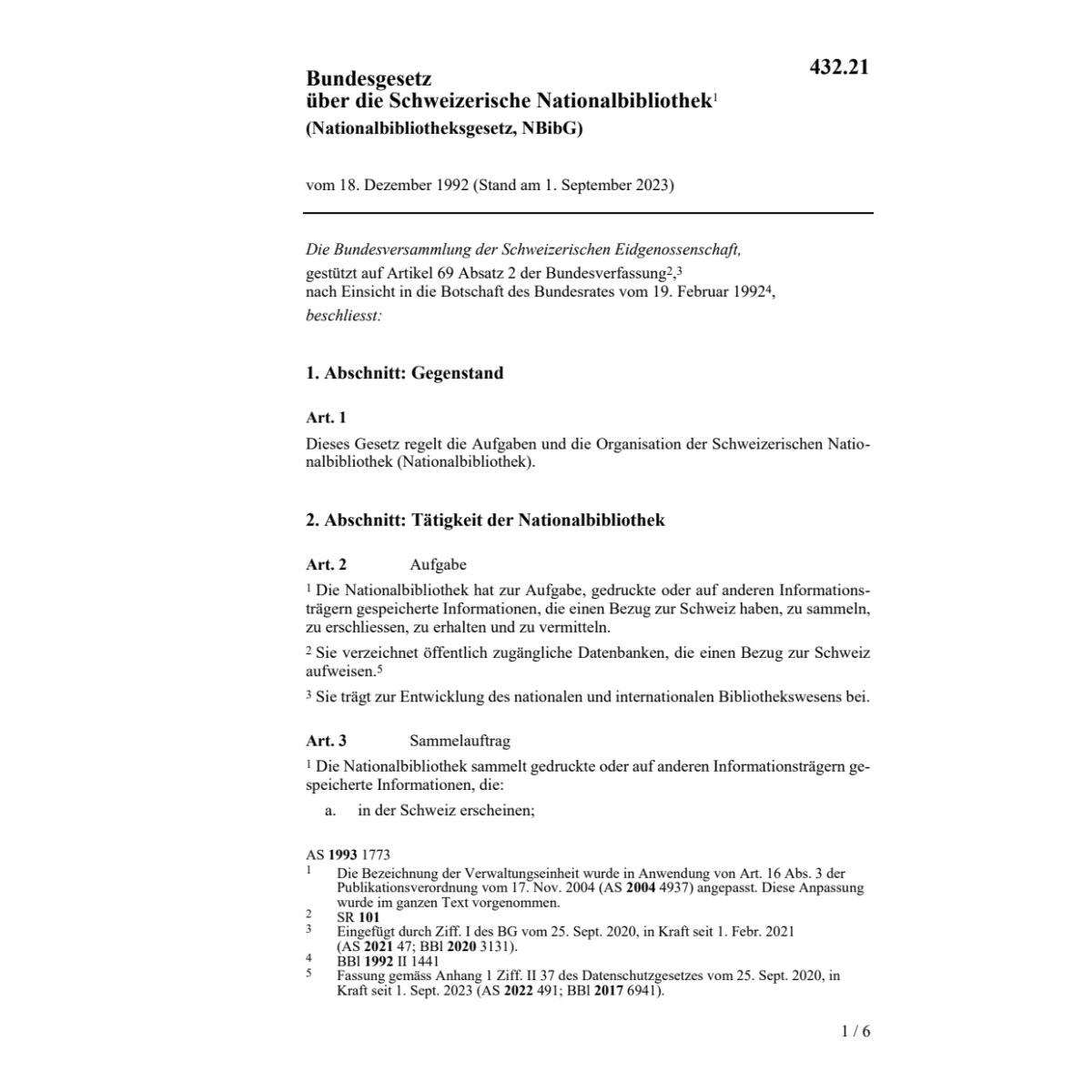 BG Landesbibliothek, SLBG