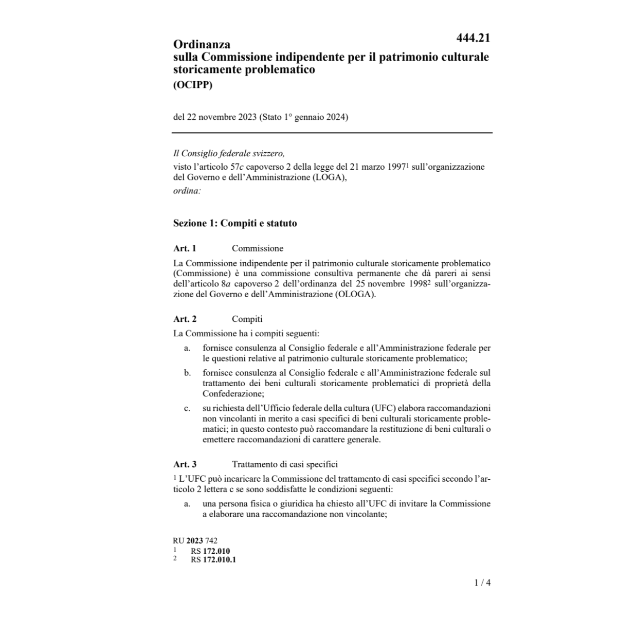 O 22.11.23 Comm. patrimonio culturale