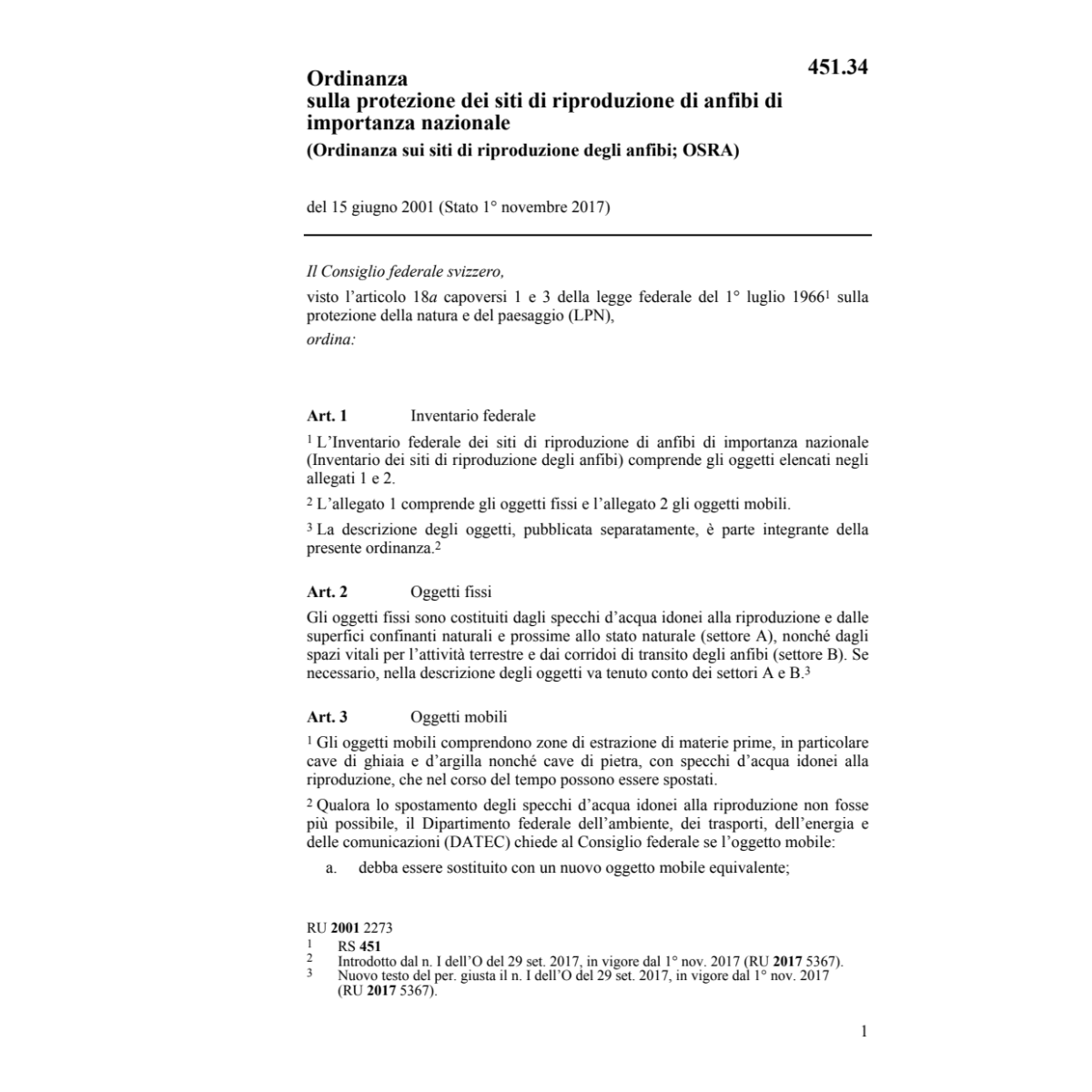 Protez.siti riproduz.anfibi (OSRA)