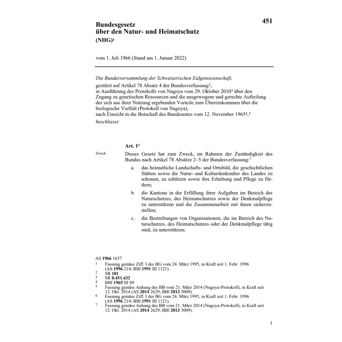 BG Natur- & Heimatschutz, NHG