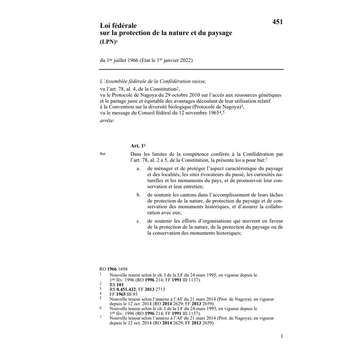 LF Protection nature & paysage, LPN
