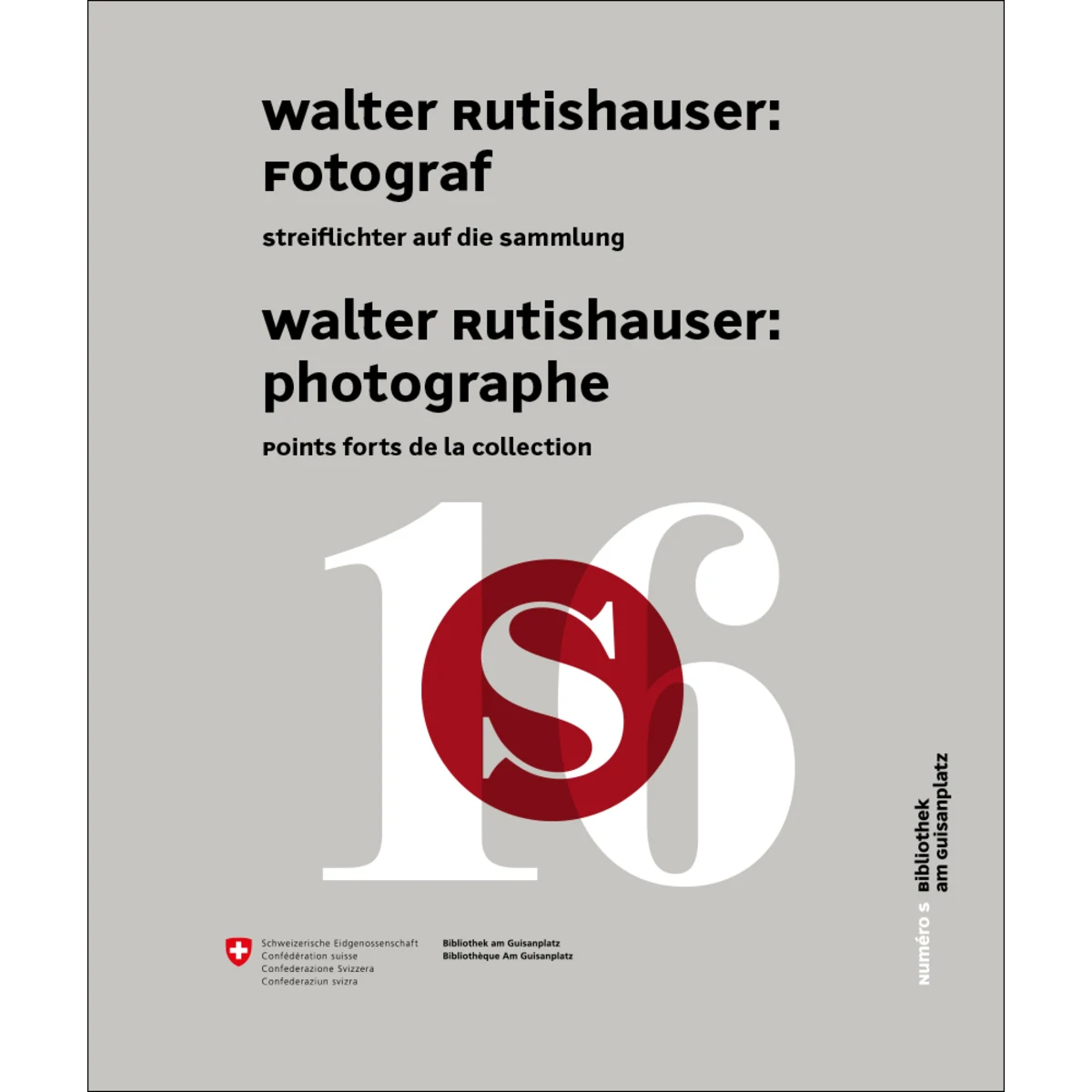 Walter Rutishauser: Fotograf