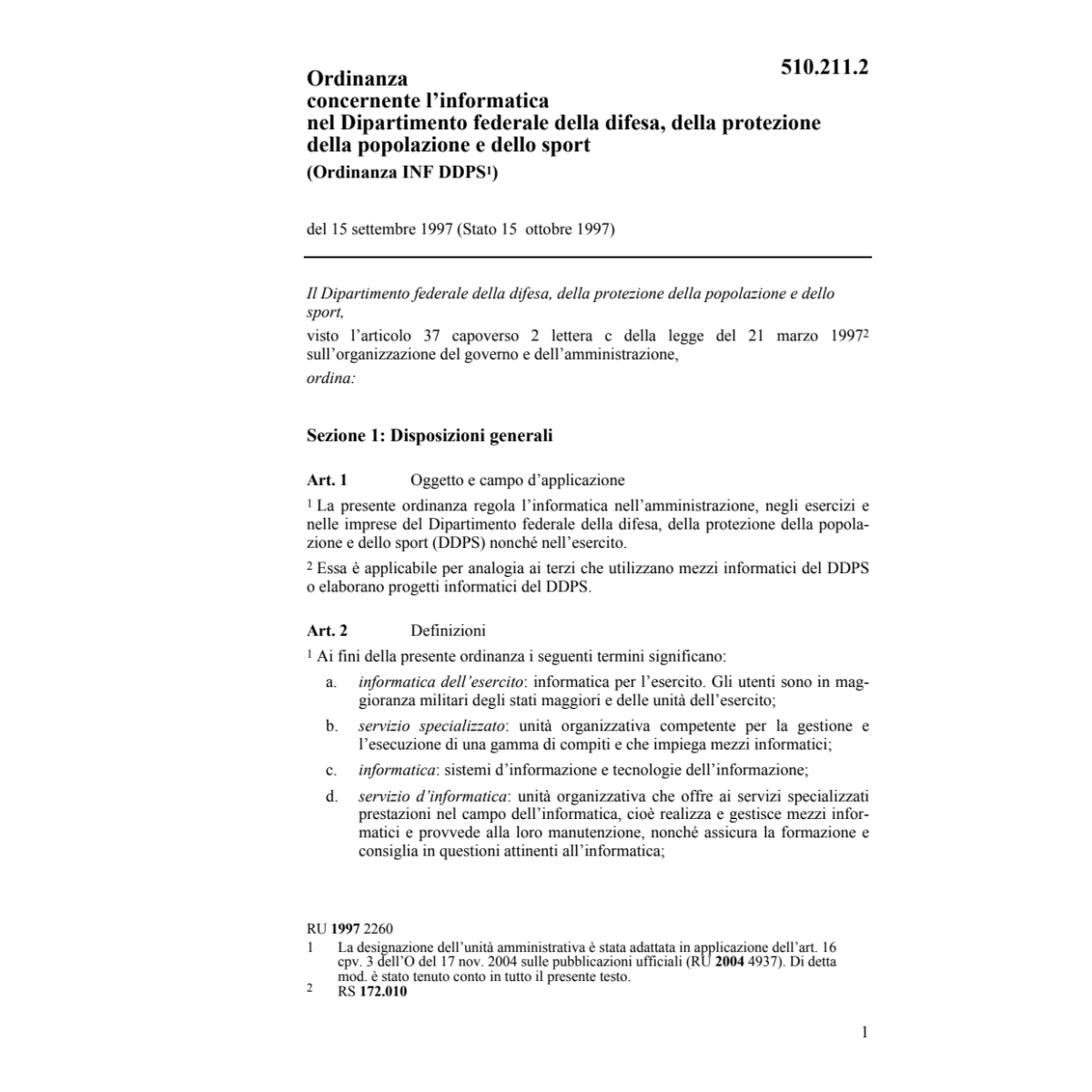 O l'informatica nel DMF, O INF DMF