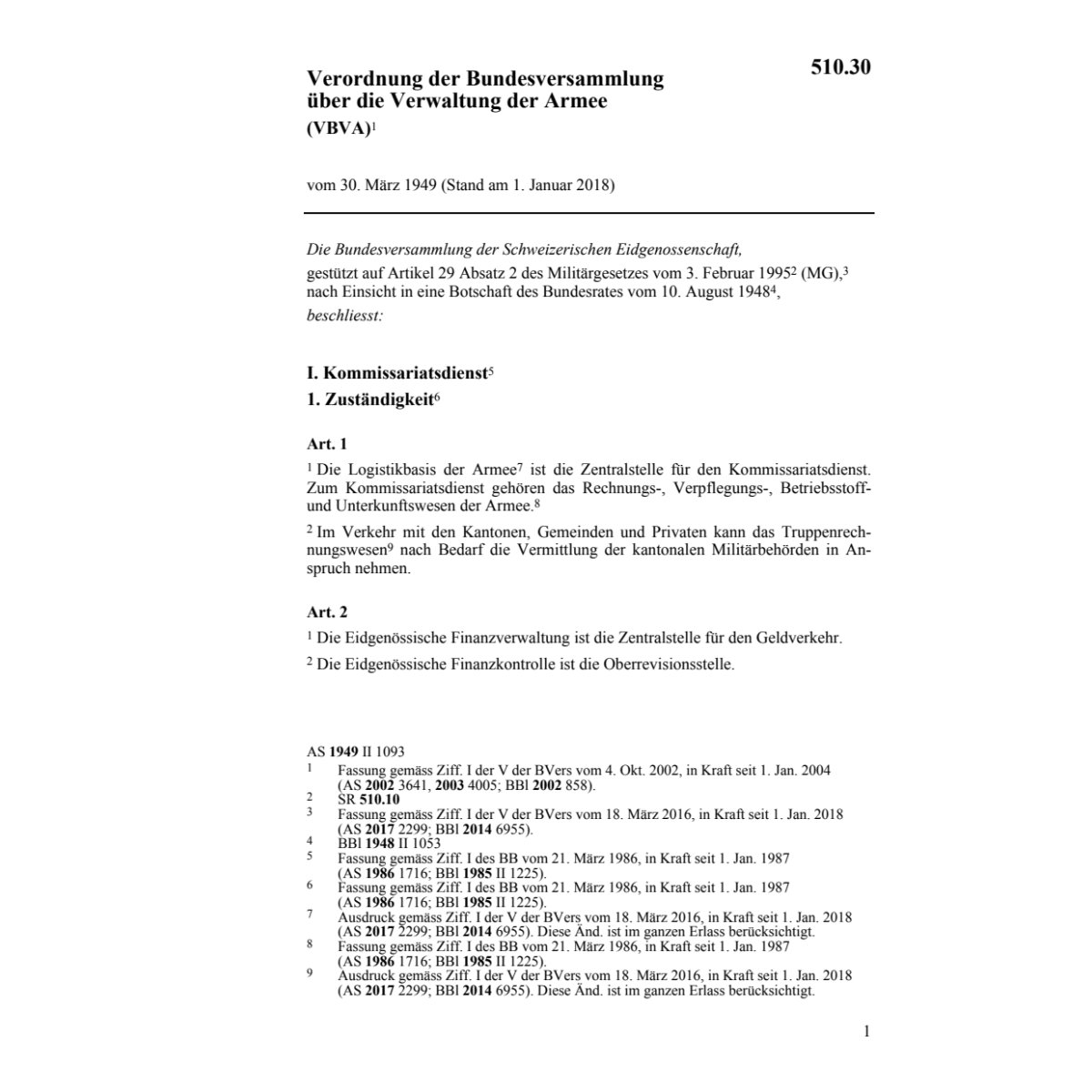 BB Verwaltung der Armee, VBVA