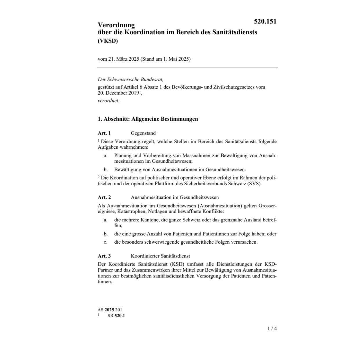 V Koordination Sanitätsdiensts (VKSD)