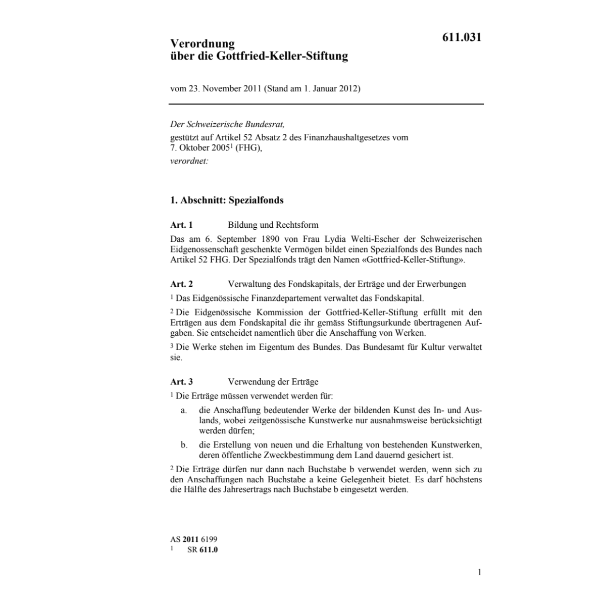 V Gottfried-Keller-Stiftung