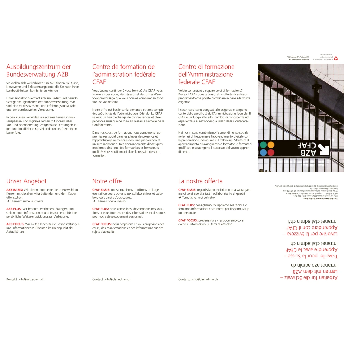 CFAF - Travailler pour la Suisse