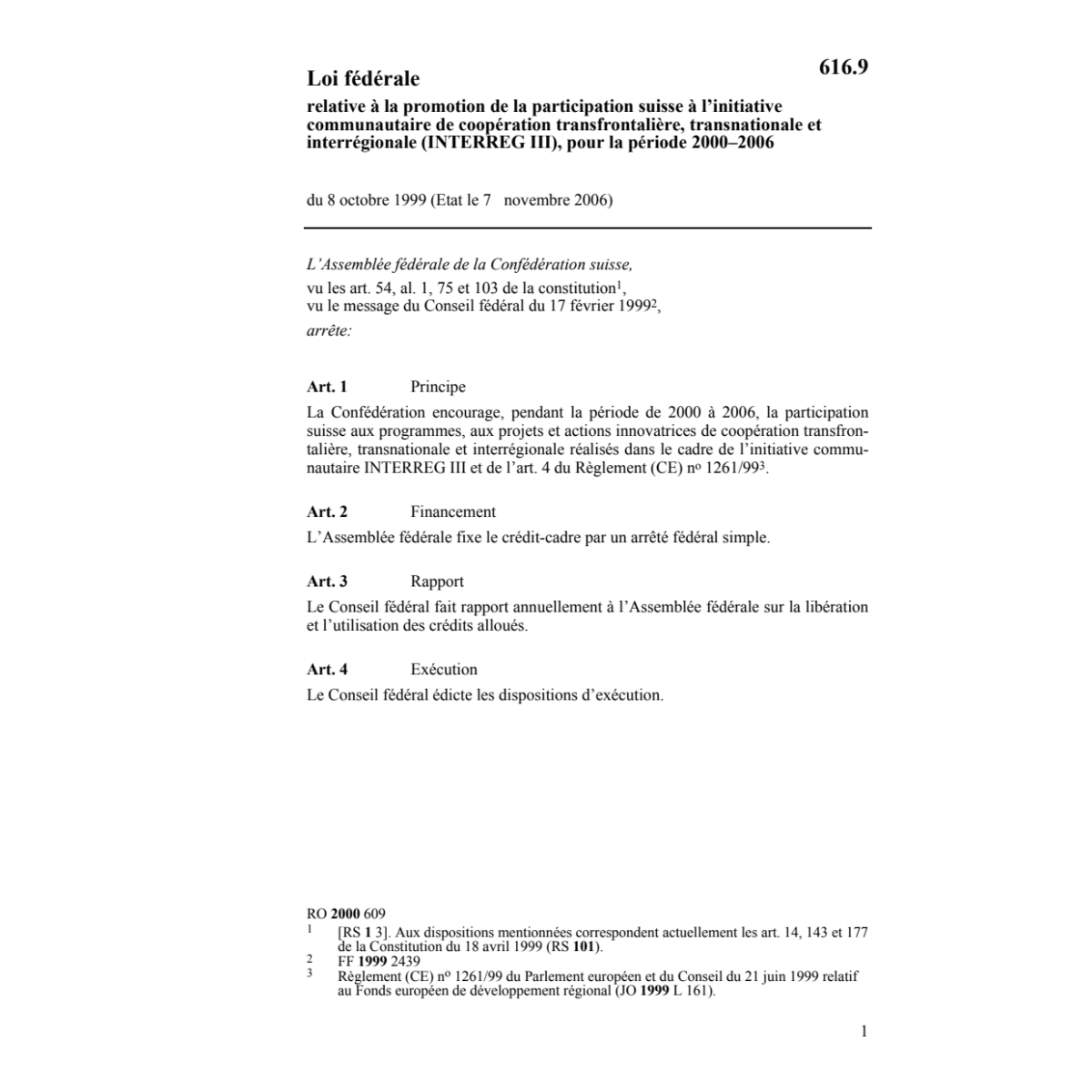 LF participation INTERREG III