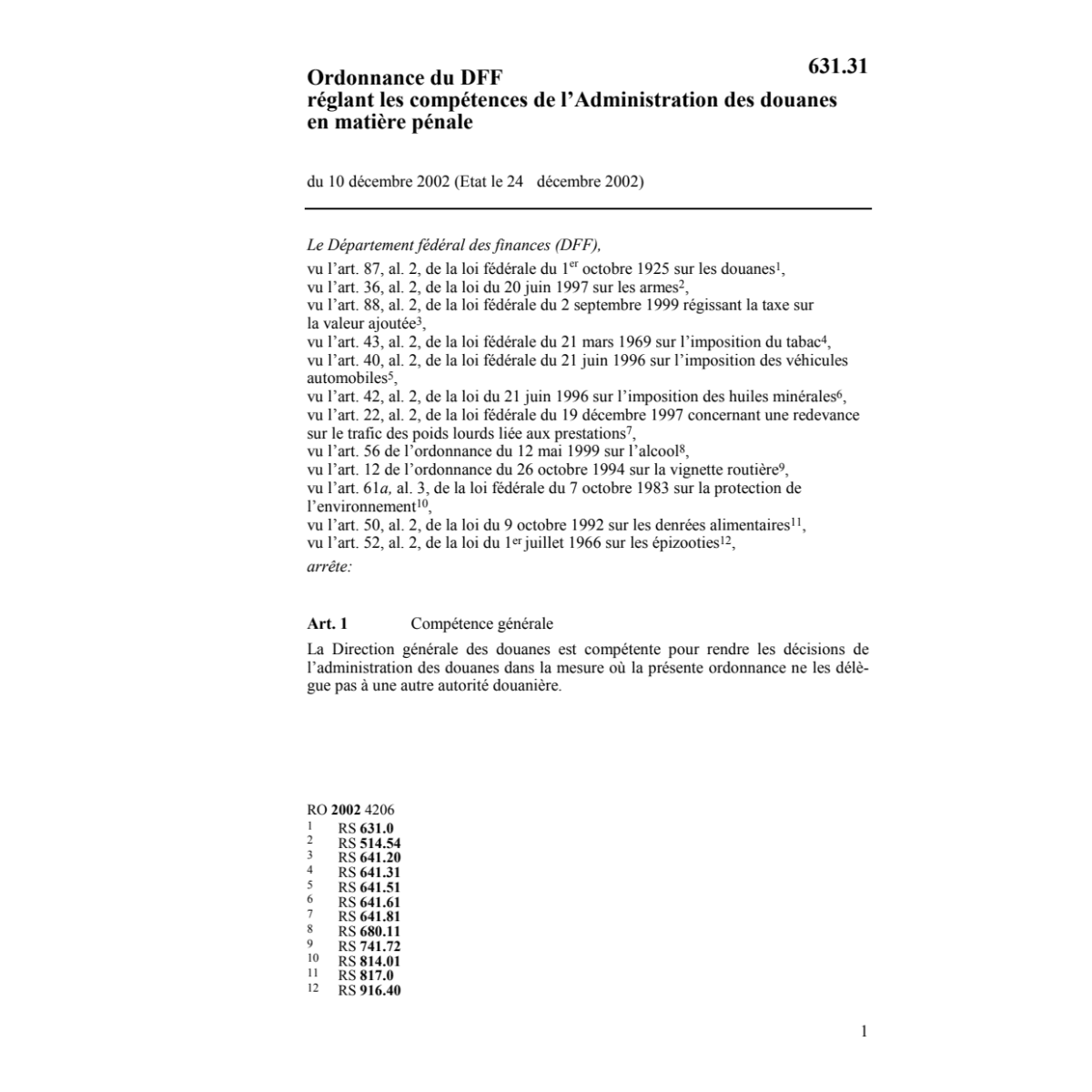 O compétences administration douanes