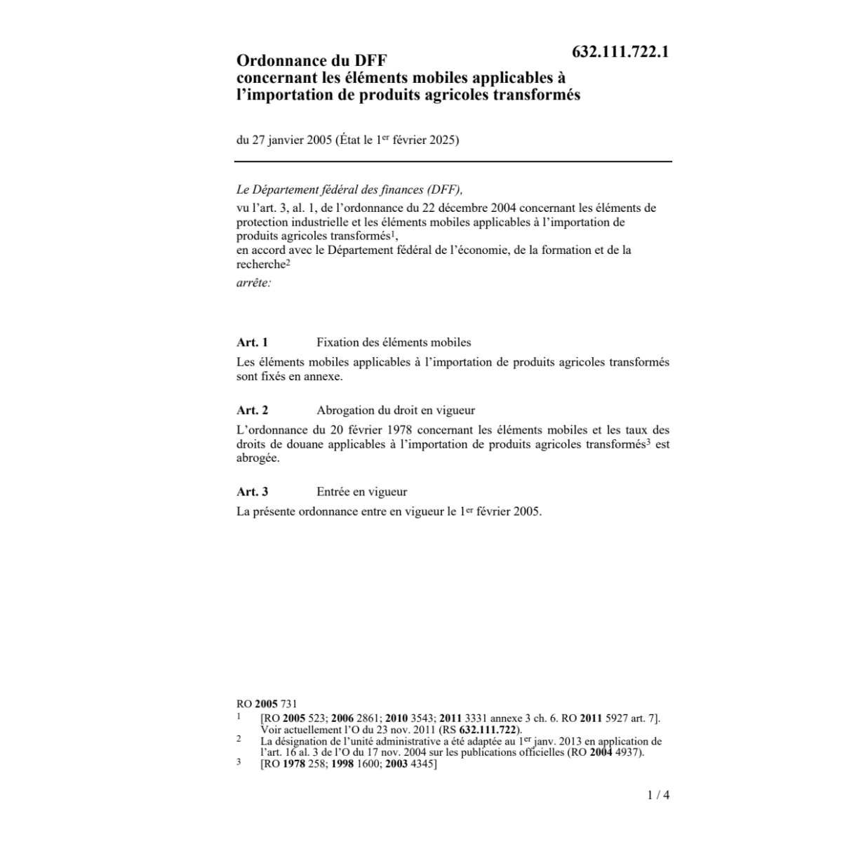O droits douane produits agricoles