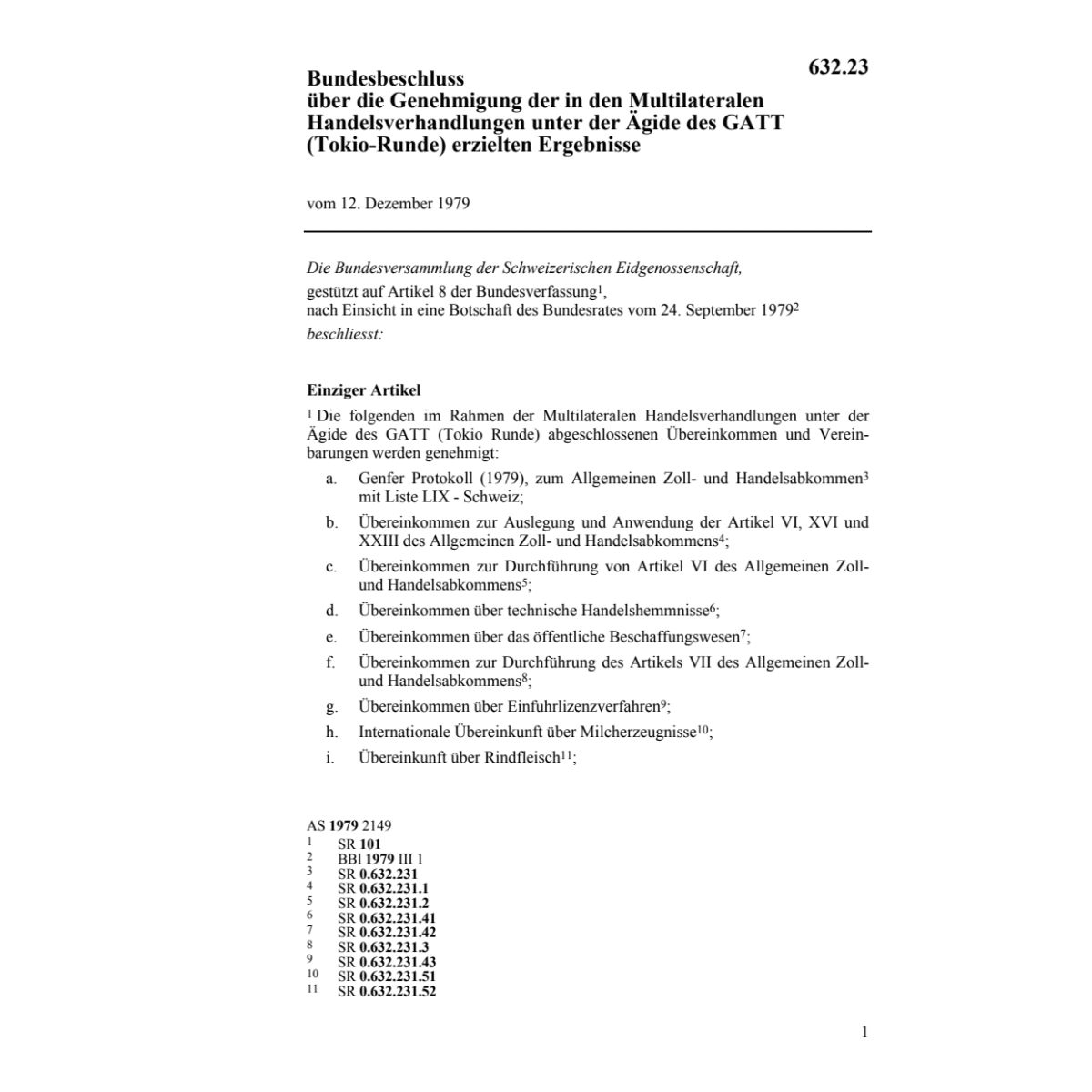 BB Genehmigung Multilater. Verhandlungen
