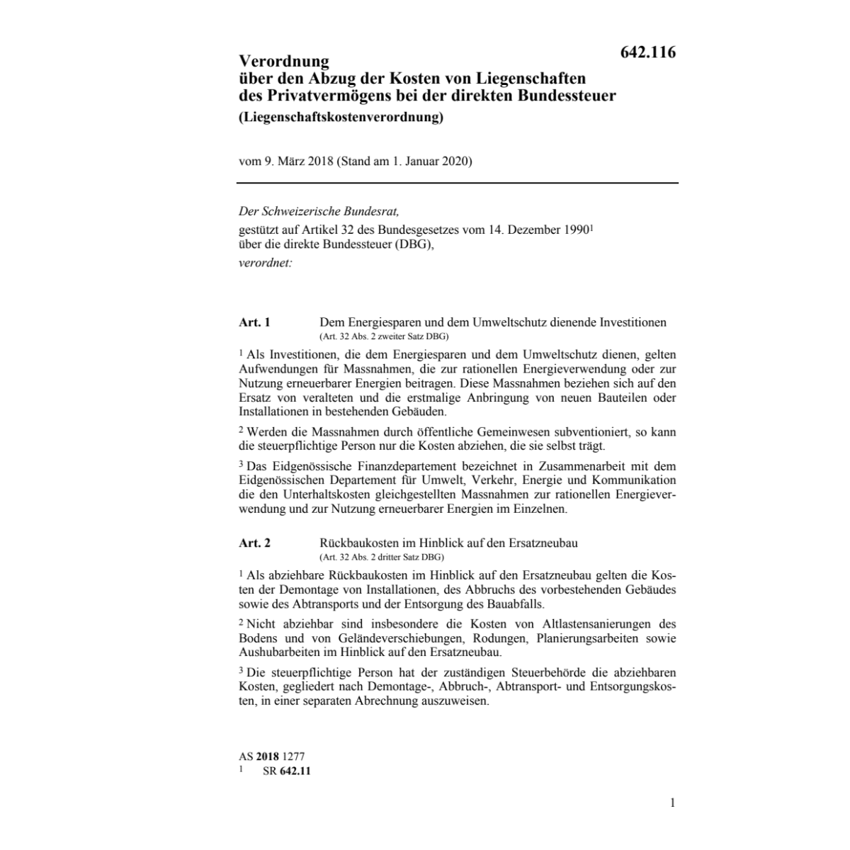 V Abzug Kosten Liegensch. Privatvermögen