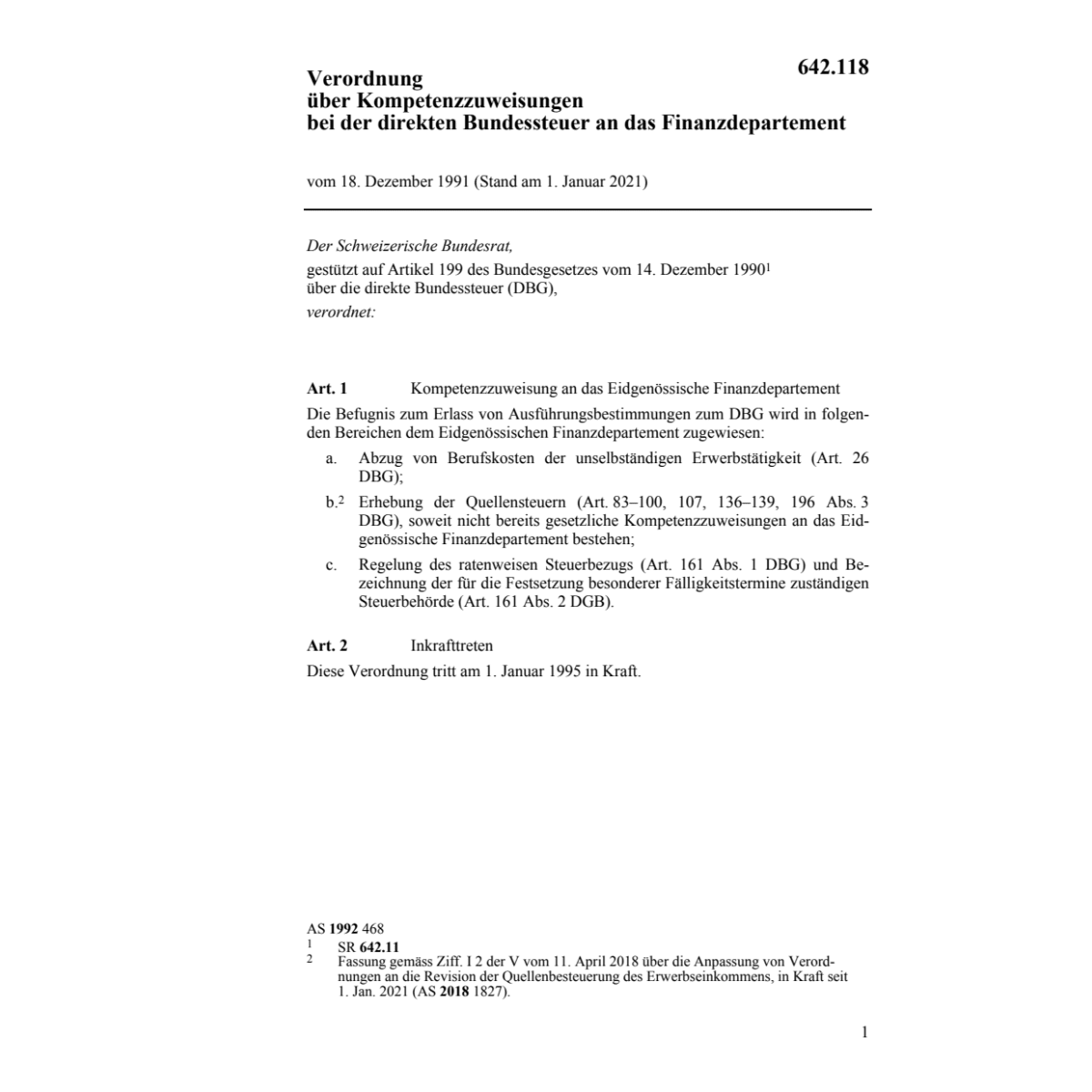 V Kompetenzzuweisung an Finanzdepartem.