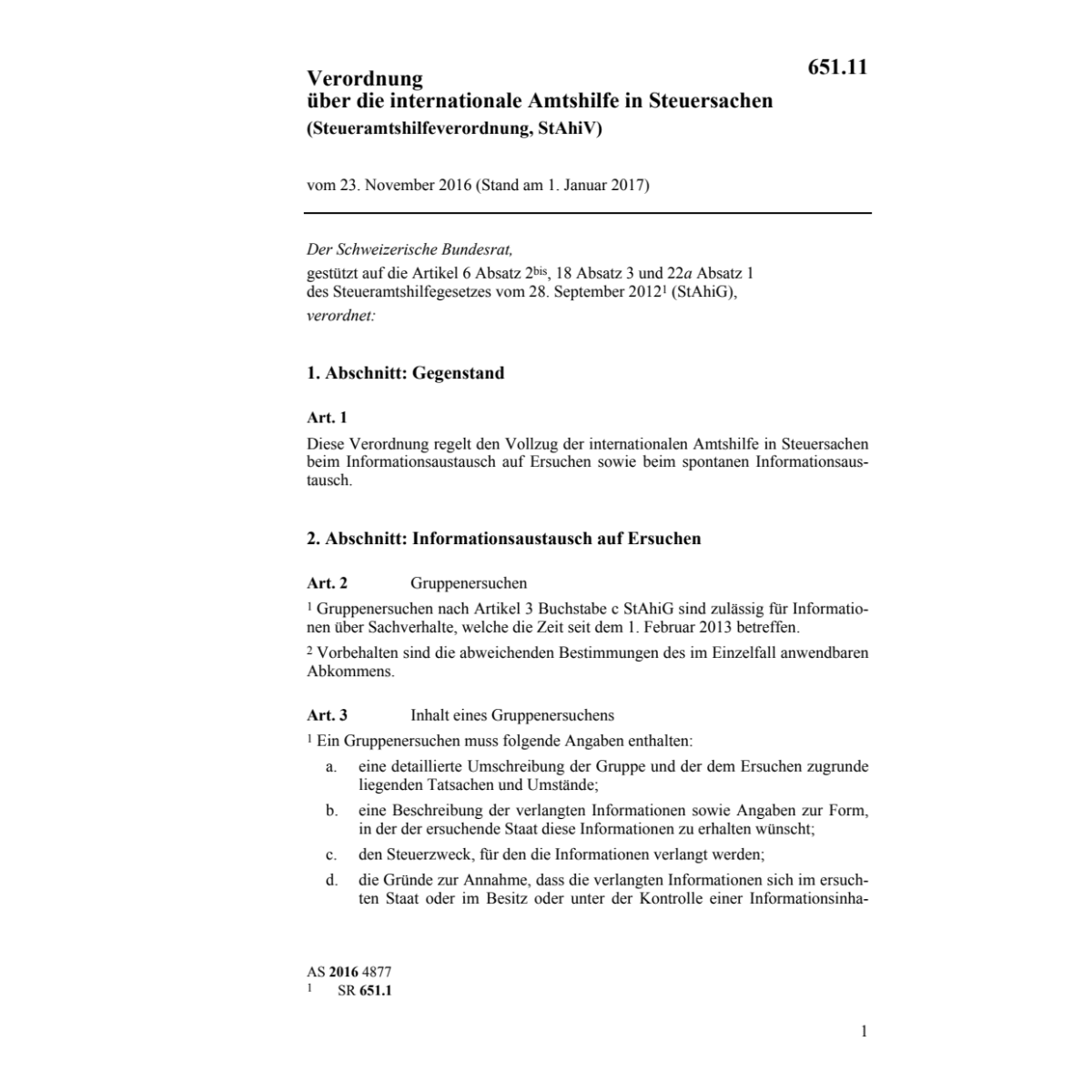 Steueramtshilfeverordnung,StAhiV