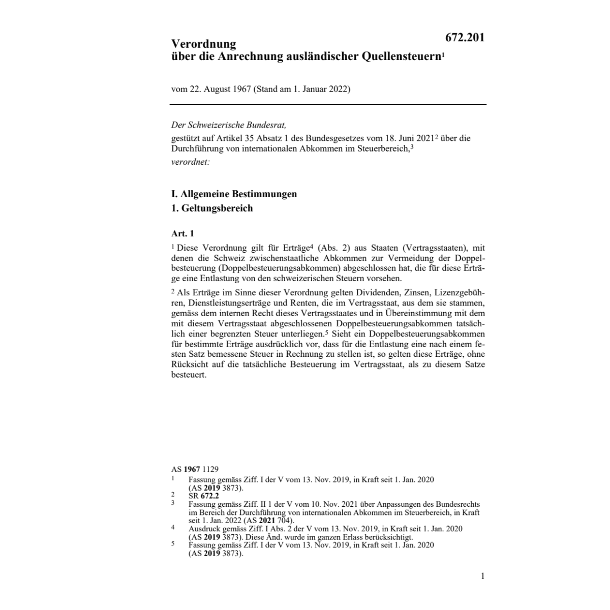 V über pauschale Steuerabrechnung