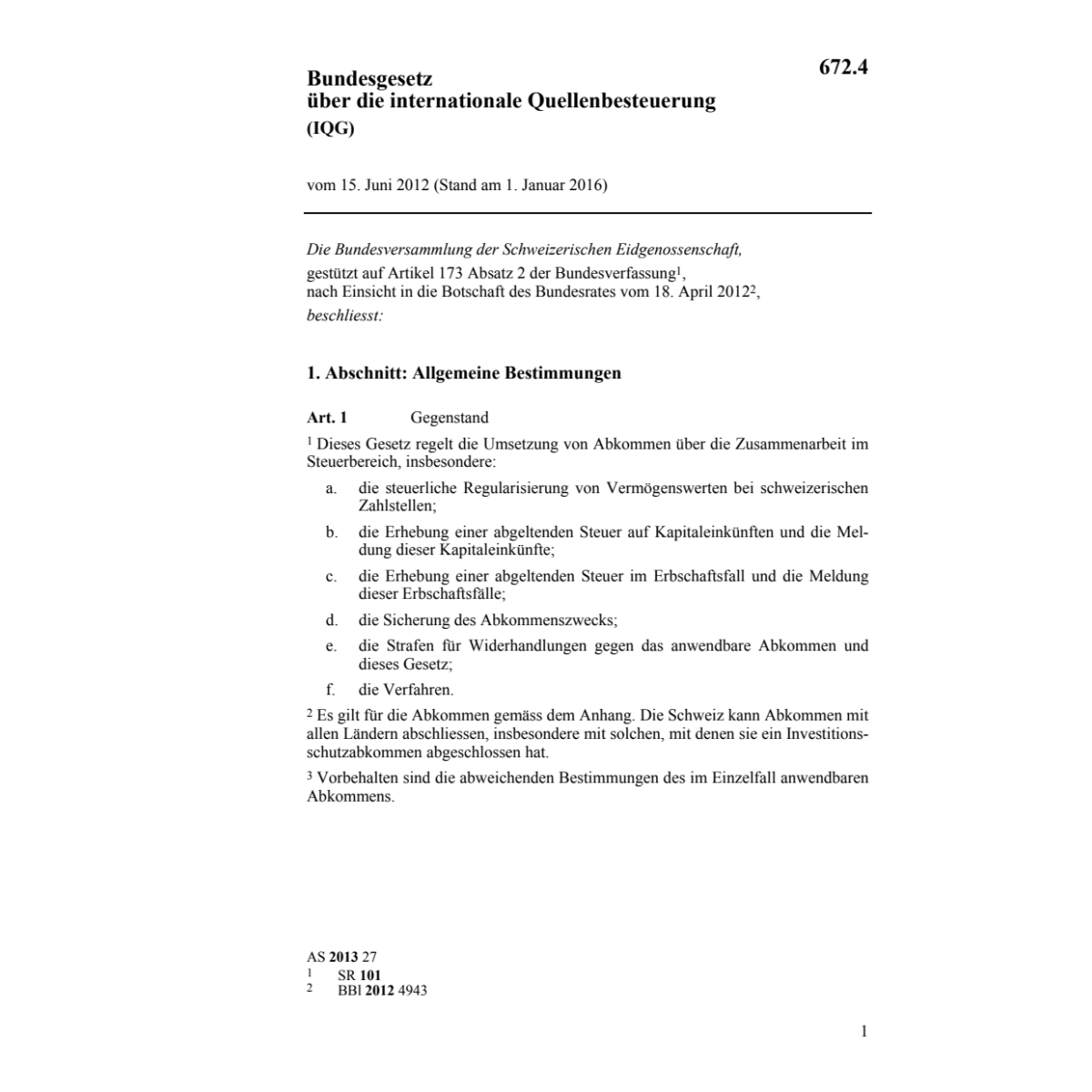 BG internat. Quellenbest. IQG