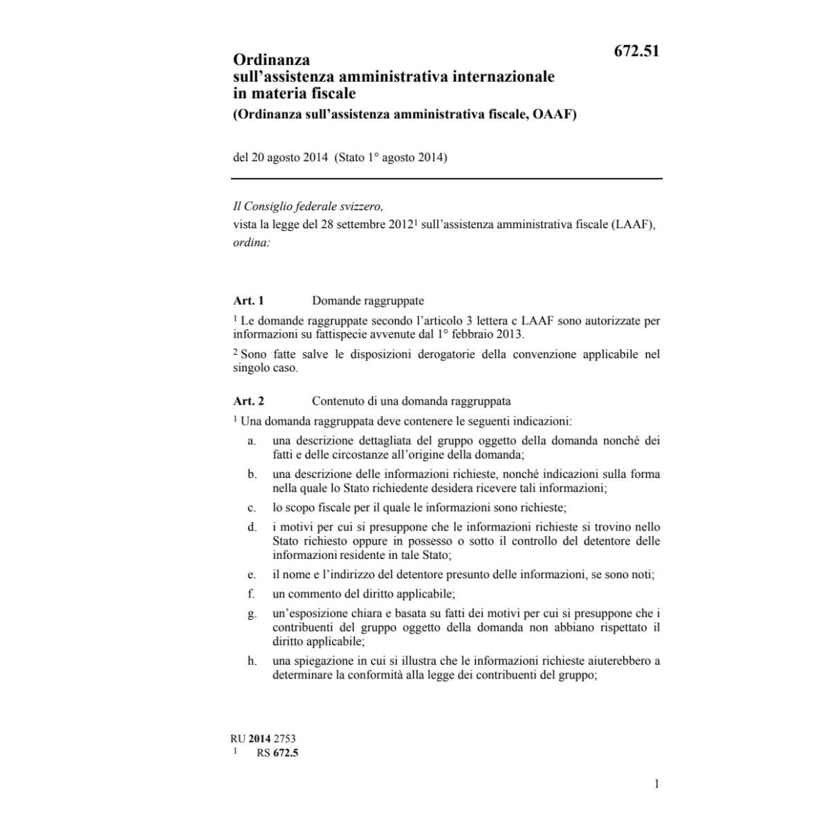 O ass. amministrativa fiscale, OAAF