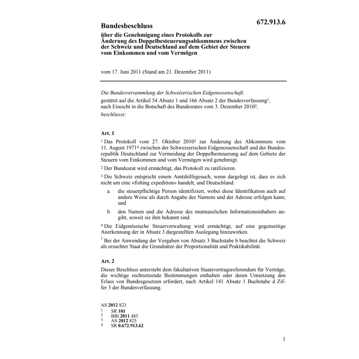 BB Prot. Änd. CH-Deutschland DBA