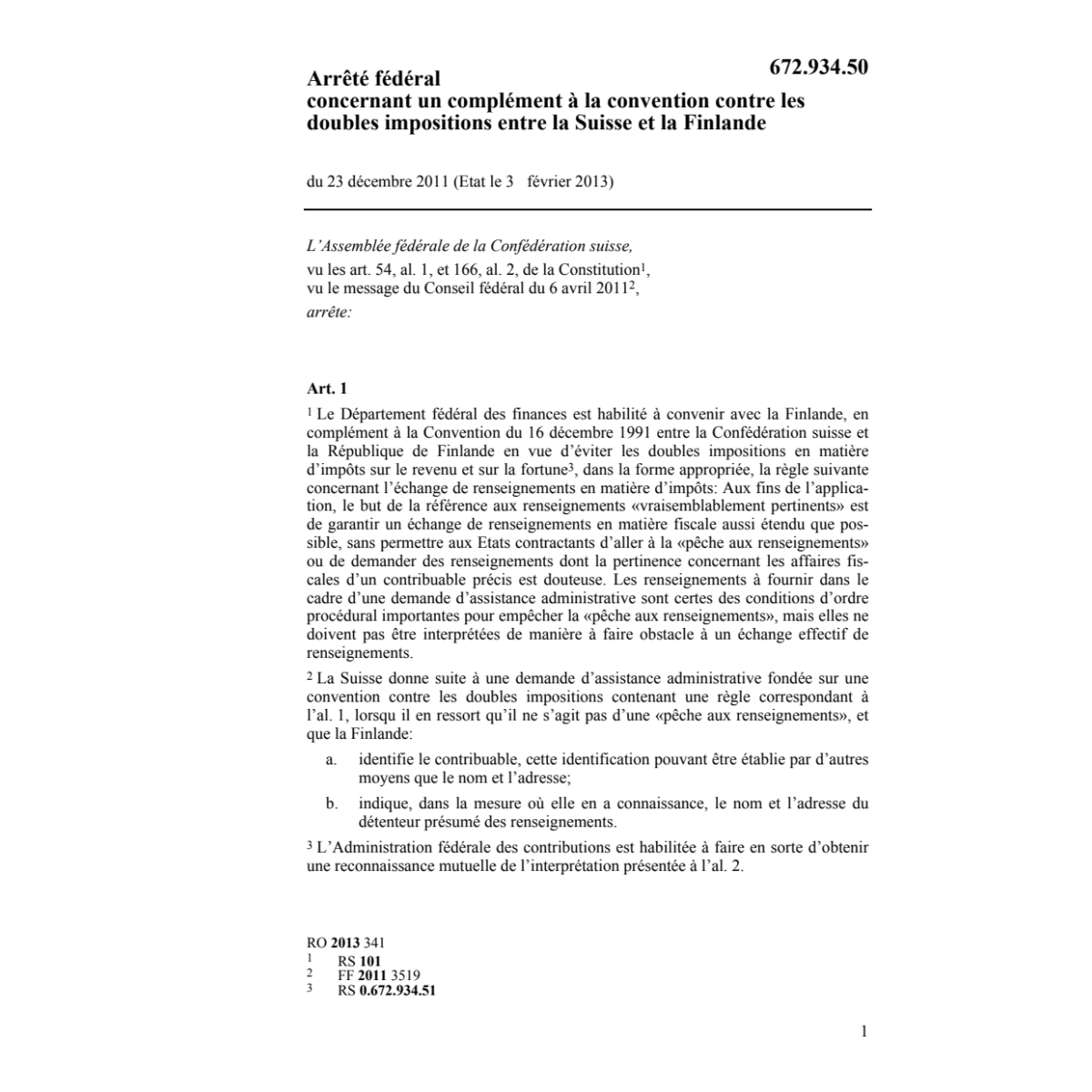 AF compl. conv. doubles imp. CH-Finlande