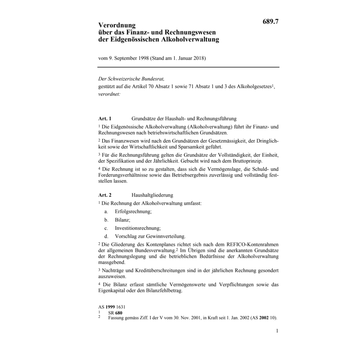 V Finanz-,Rechnungswesen Alkoholverwalt.